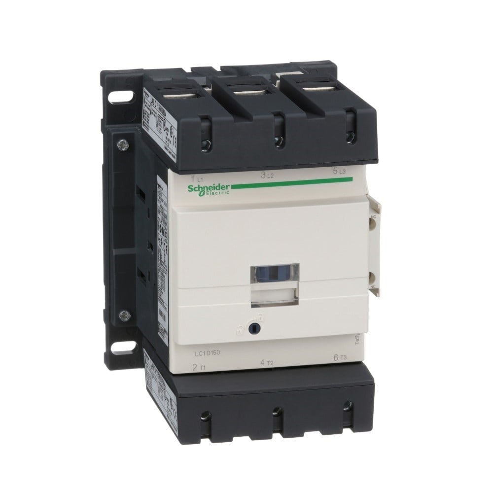 Schneider LC1D150M7 Tesys D Kontaktör - 3P(3 Na) - Ac-3 - <= 440 V 150 A - 220 V Ac Bobin