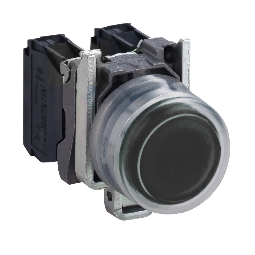 Schneider XB4BP21 Siyah Çıkık Eksiksiz Buton Ø22 Yaylı Dönüş 1Na İşaretsiz