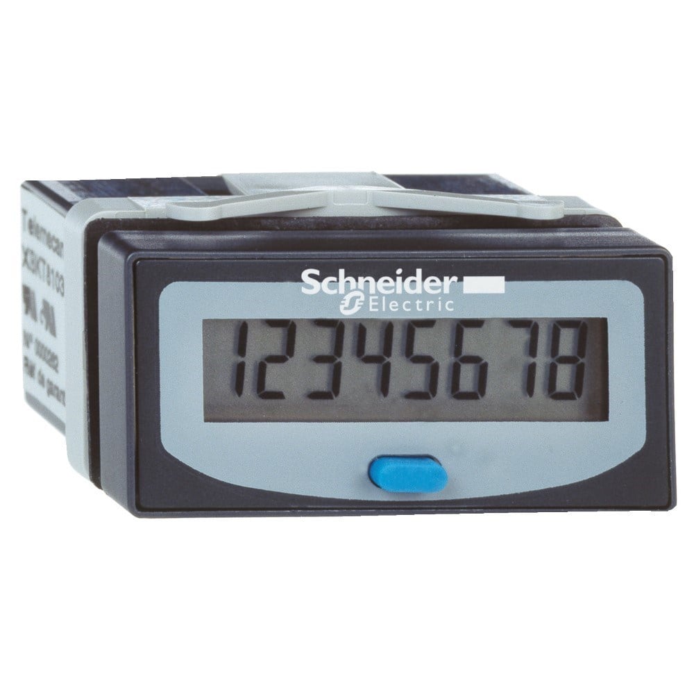 Schneider XBKT81030U33E Toplayıcı Sayaç - Lcd 8 Basamaklı Ekran - İç Li Pil