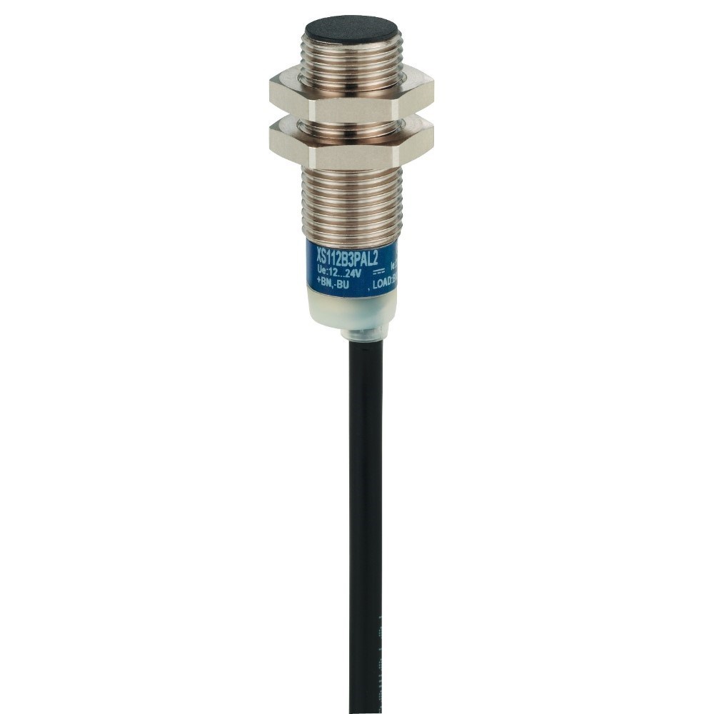 Telemecanique XS612B1MAL2 Endüktif Sensör Xs6 M12 - U53Mm - Pirinç - Sn4Mm - 24..240Vac/Dc - Kablo 2M