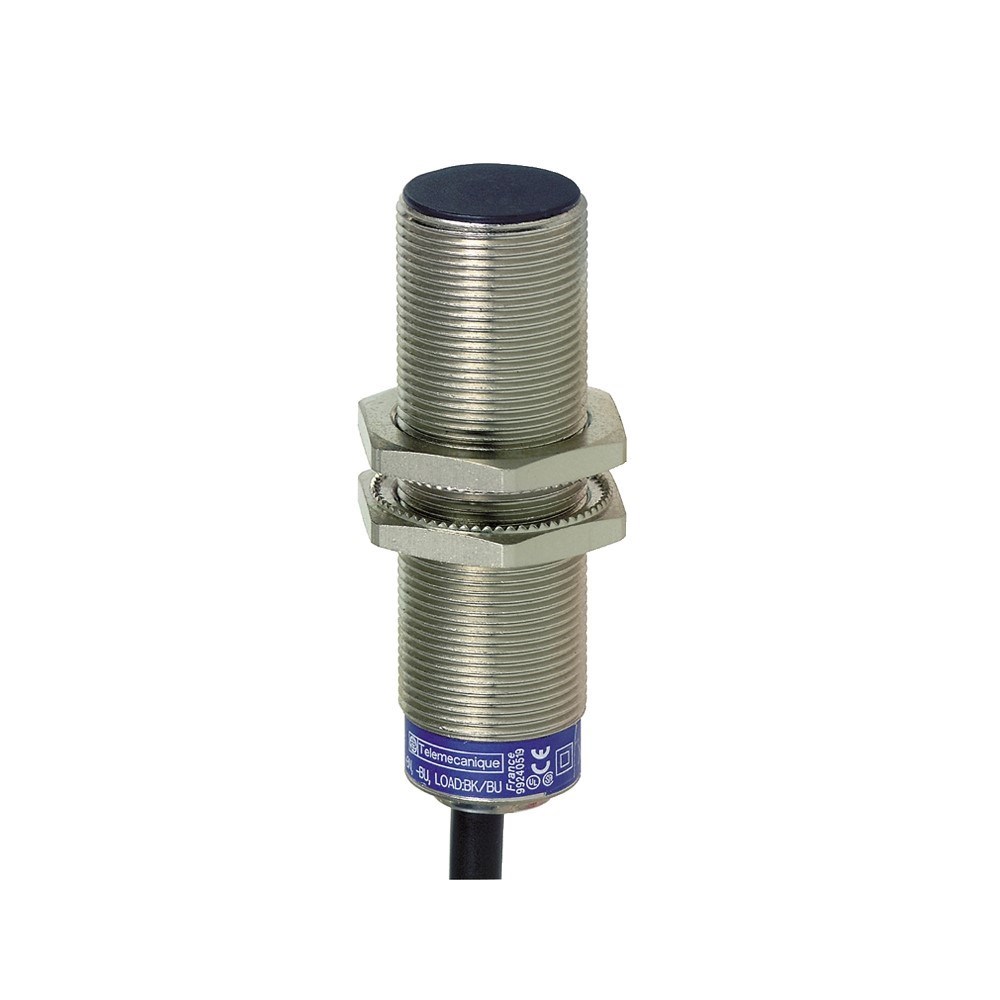 Schneider XS618B1PBL2 Endüktif Sensör Xs6 M18 - U62Mm - Pirinç - Sn8Mm - 12..48Vdc - Kablo 2M