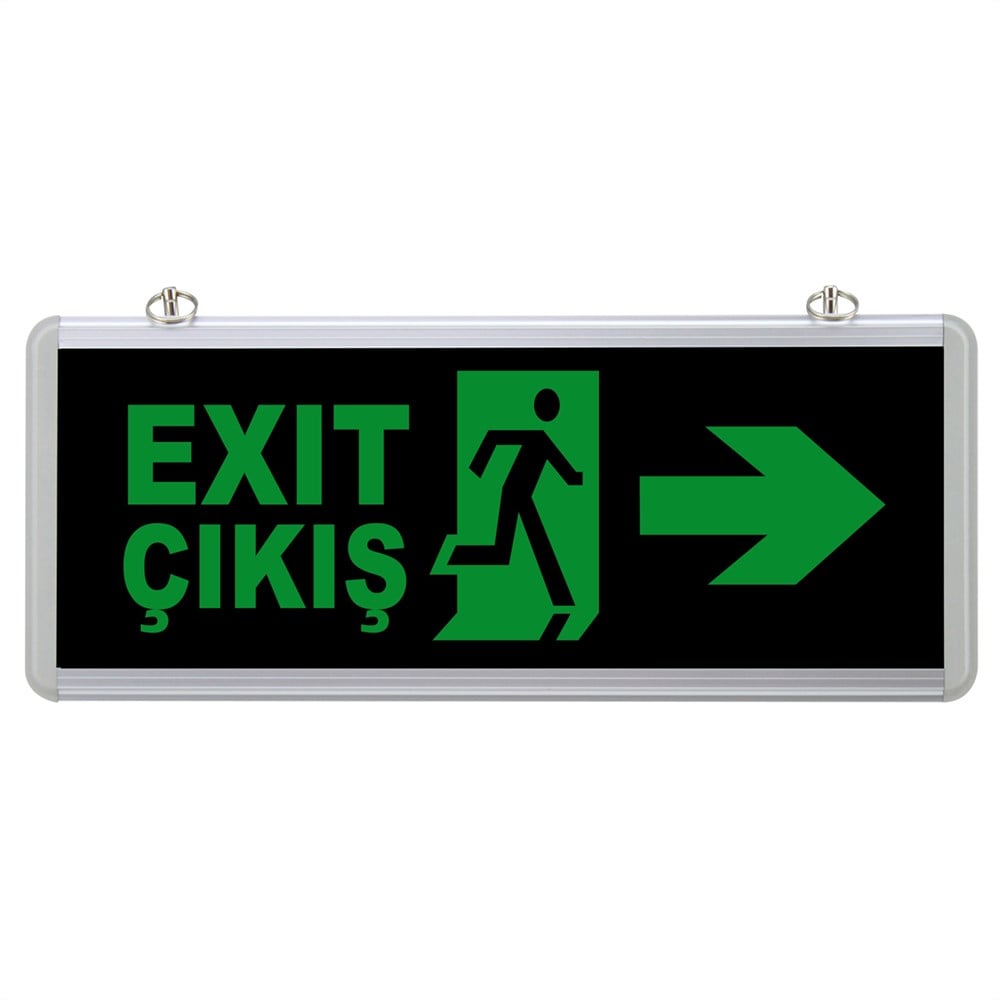 Selda Exit Sağ Ok Çift Yönlü Acil Yönlendirme Armatürü