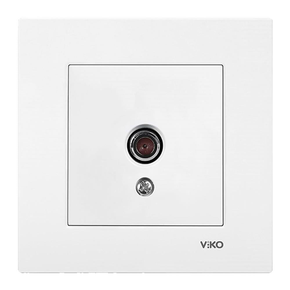 Viko Karre/Meridian Beyaz TV Prizi Dirençsiz (Çerçeve Hariç)