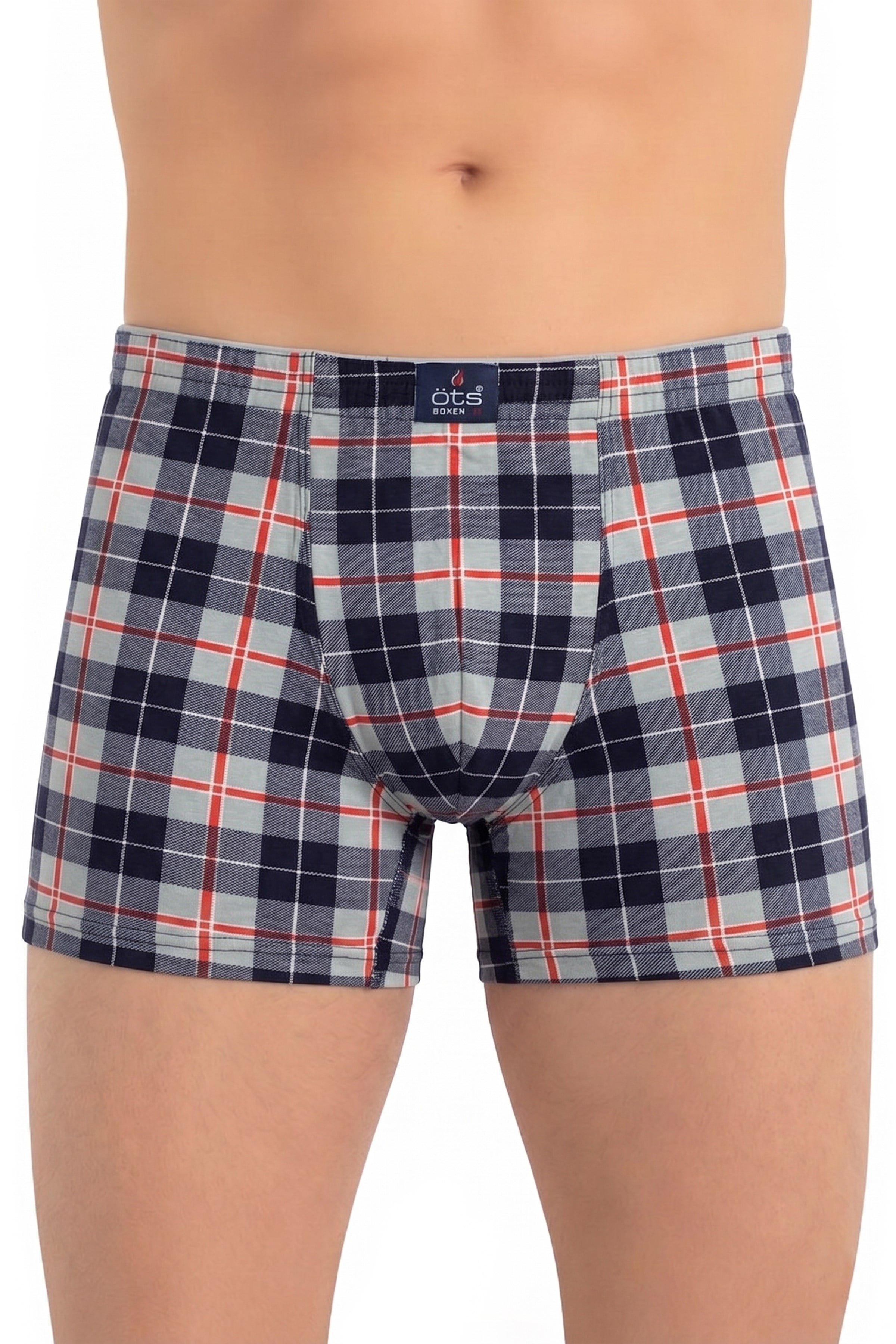 Öts Erkek Boxer Çizgili (%96 Pamuk - %4 Elastan)