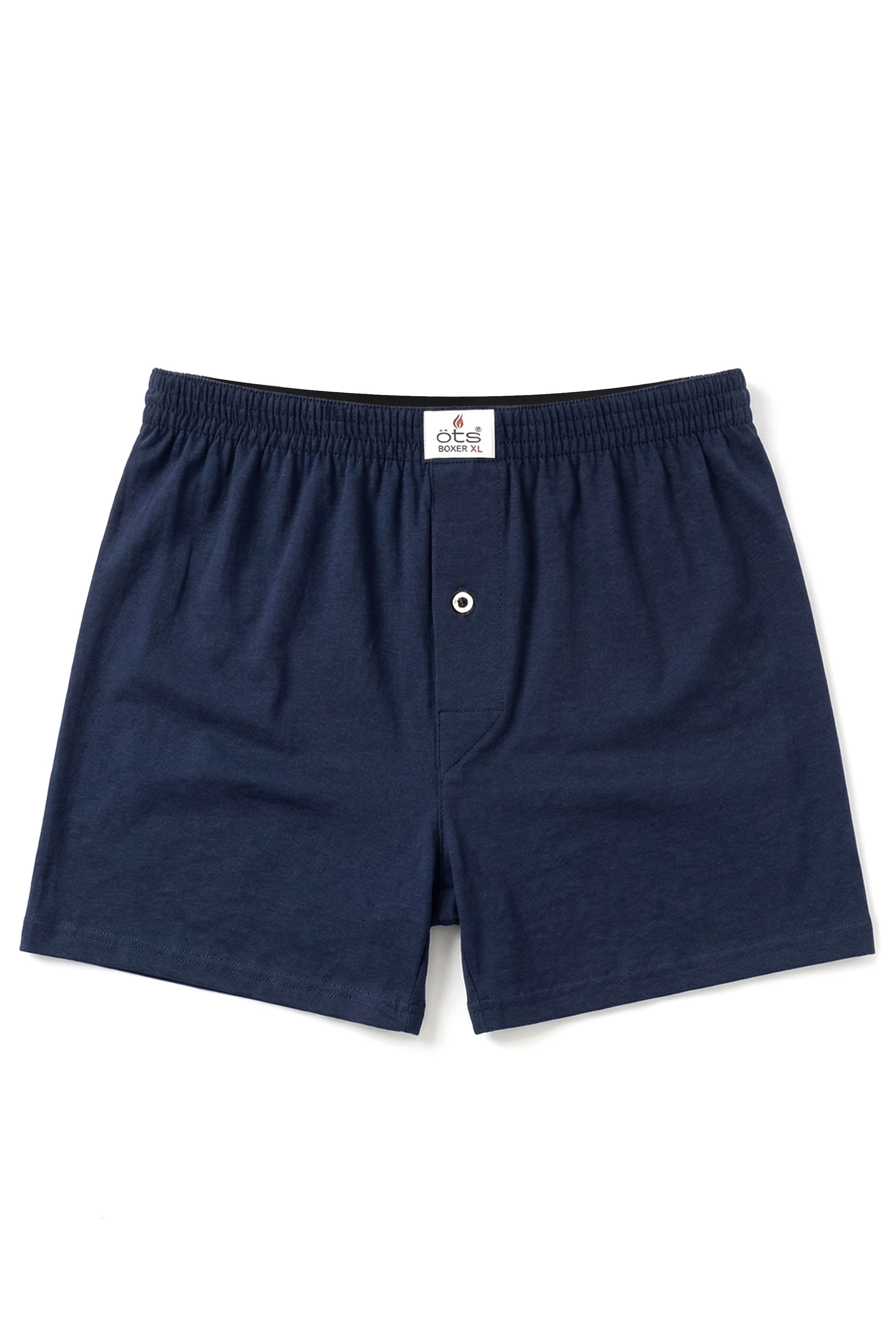 Öts 6'lı Erkek Boxer Düğmeli, Süprem Kumaş (%100 Pamuk)