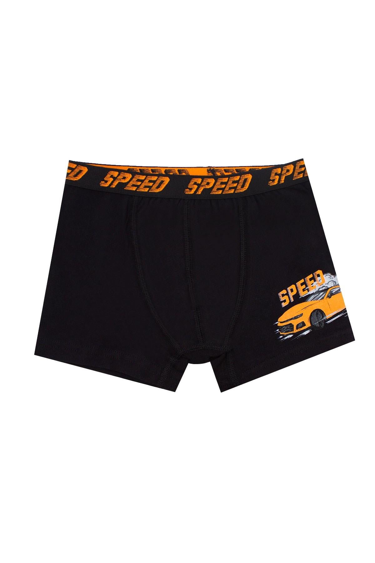 Öts Erkek Çocuk Boxer 3'lü Baskılı (%96 Pamuk - %4 Elastan)