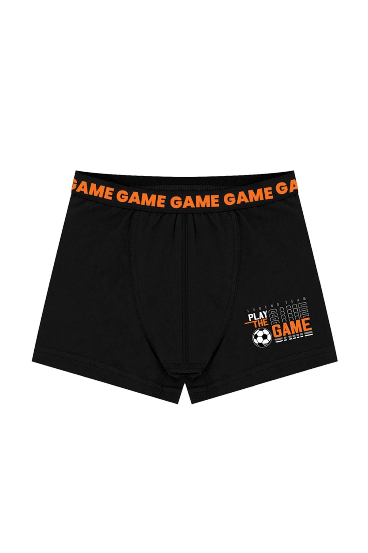 Öts Erkek Çocuk Boxer 3'lü Baskılı (%96 Pamuk - %4 Elastan)