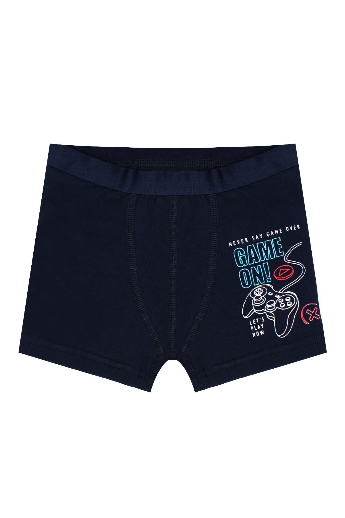 Öts Erkek Çocuk Boxer 3'lü Baskılı (%96 Pamuk - %4 Elastan)