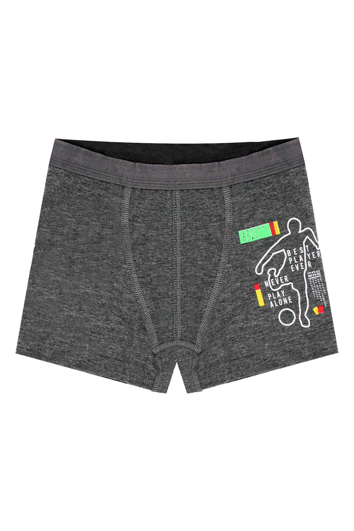 Öts Erkek Çocuk Boxer 3'lü Baskılı (%96 Pamuk - %4 Elastan)
