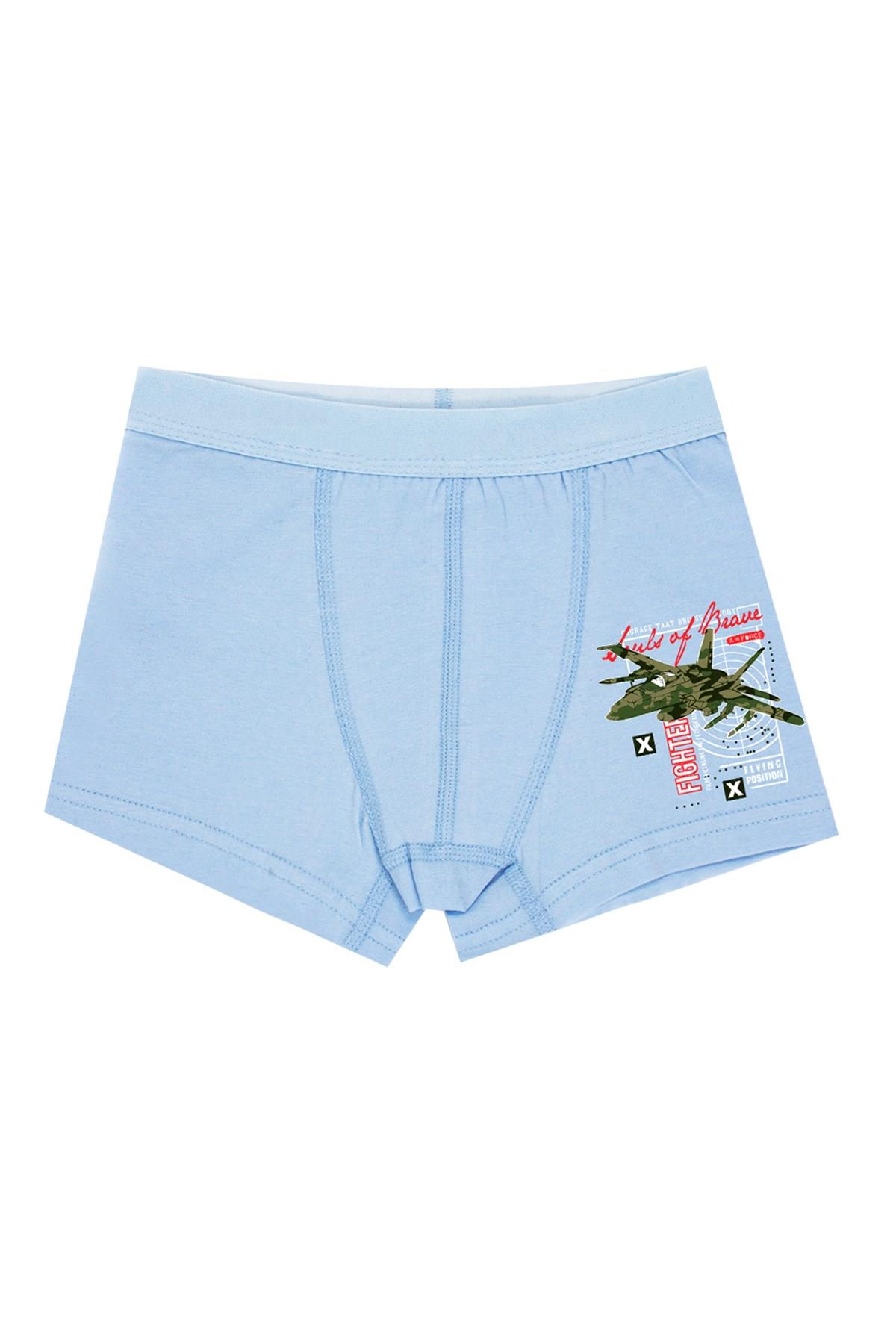 Öts Erkek Çocuk Boxer 3'lü Baskılı (%96 Pamuk - %4 Elastan)