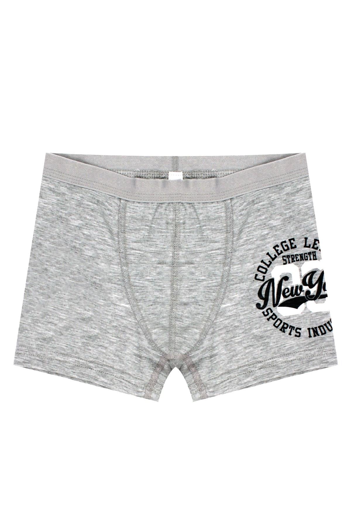 Öts Erkek Çocuk Boxer 3'lü Baskılı (%96 Pamuk - %4 Elastan)