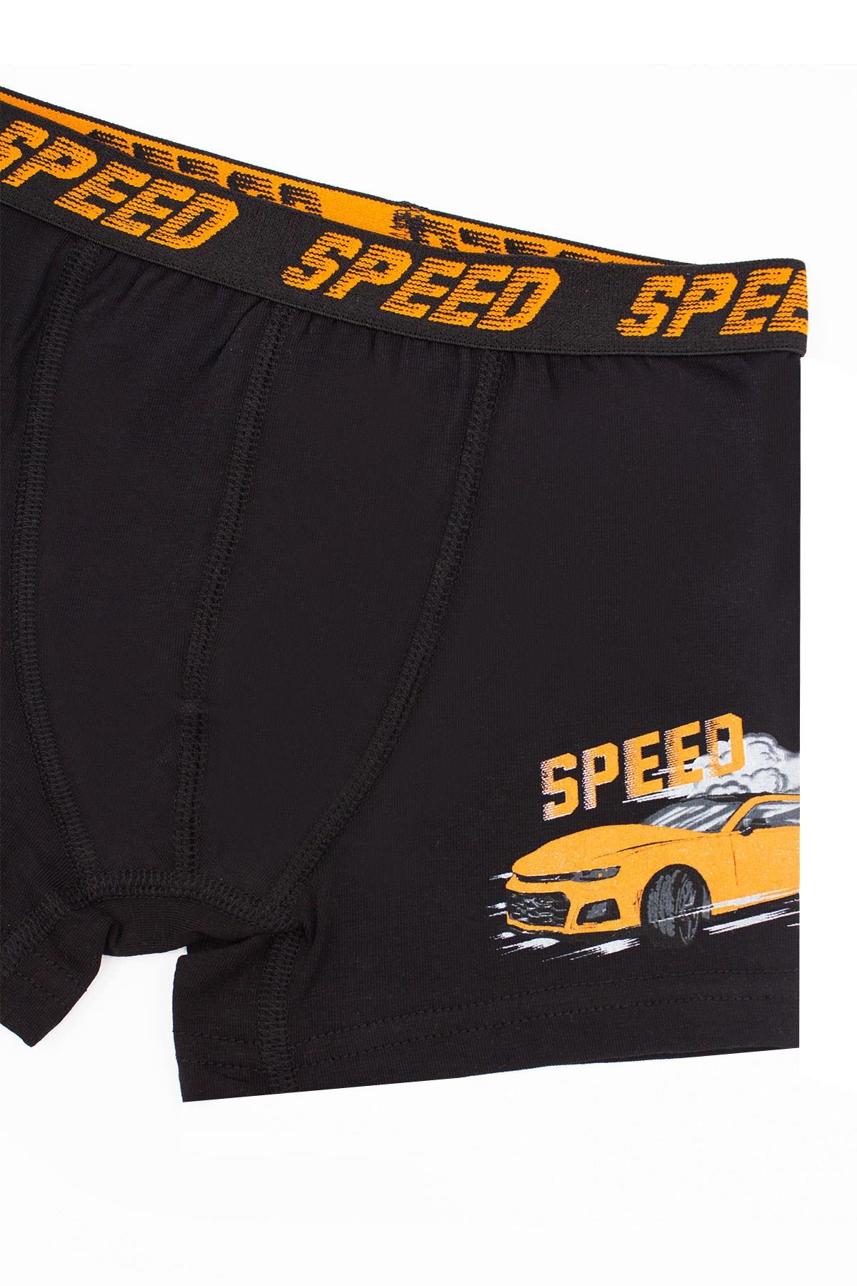 Öts Erkek Çocuk Boxer 3'lü Baskılı (%96 Pamuk - %4 Elastan)