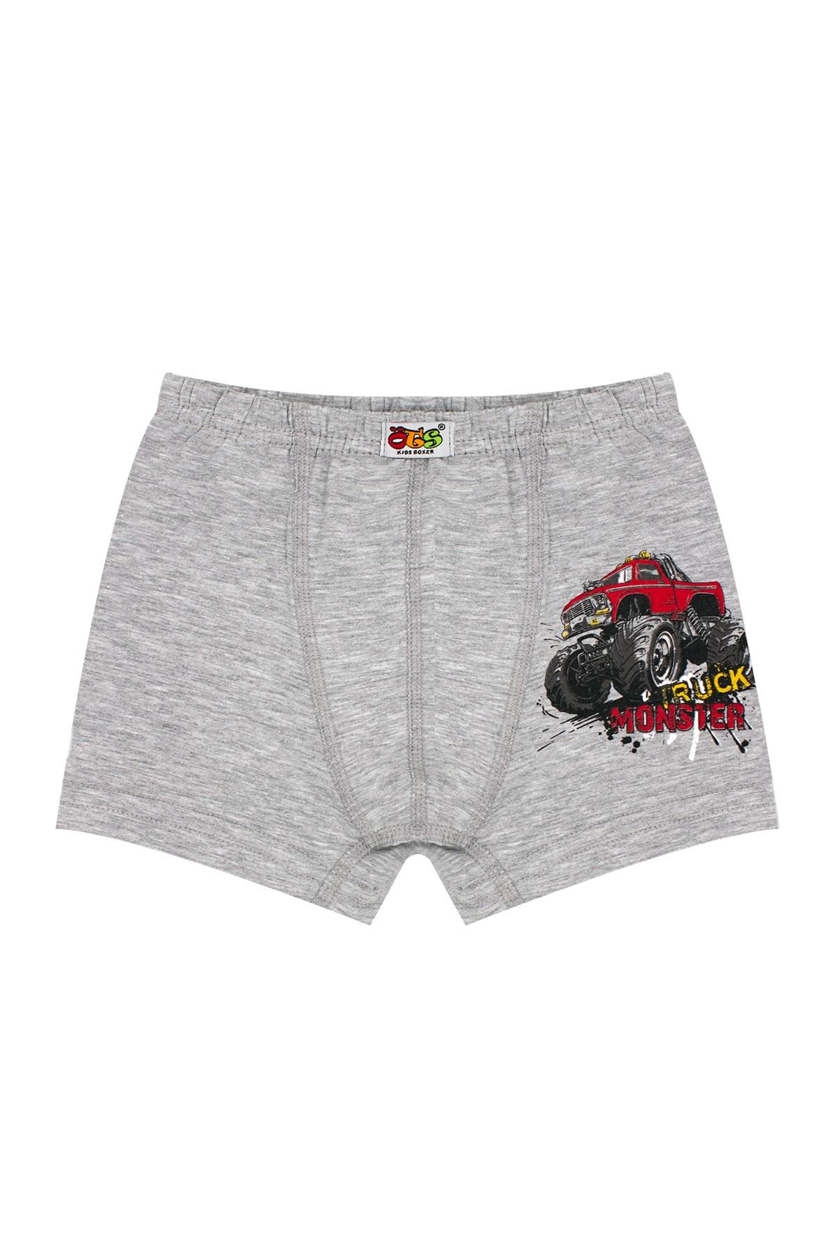 Öts Erkek Çocuk Boxer 3'lü Baskılı (%96 Pamuk - %4 Elastan)