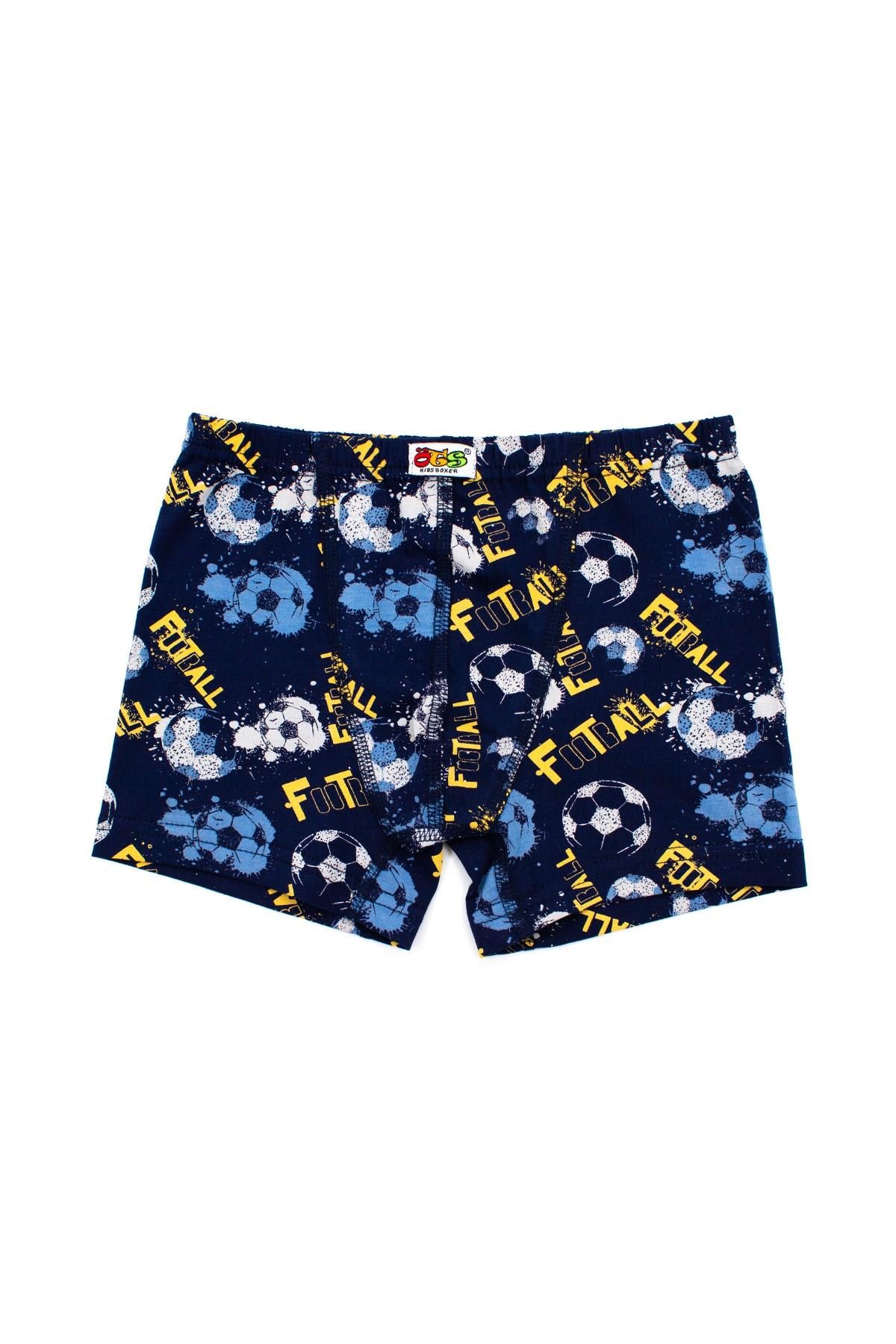 Öts Erkek Çocuk Boxer 3'lü Baskılı (%96 Pamuk - %4 Elastan)