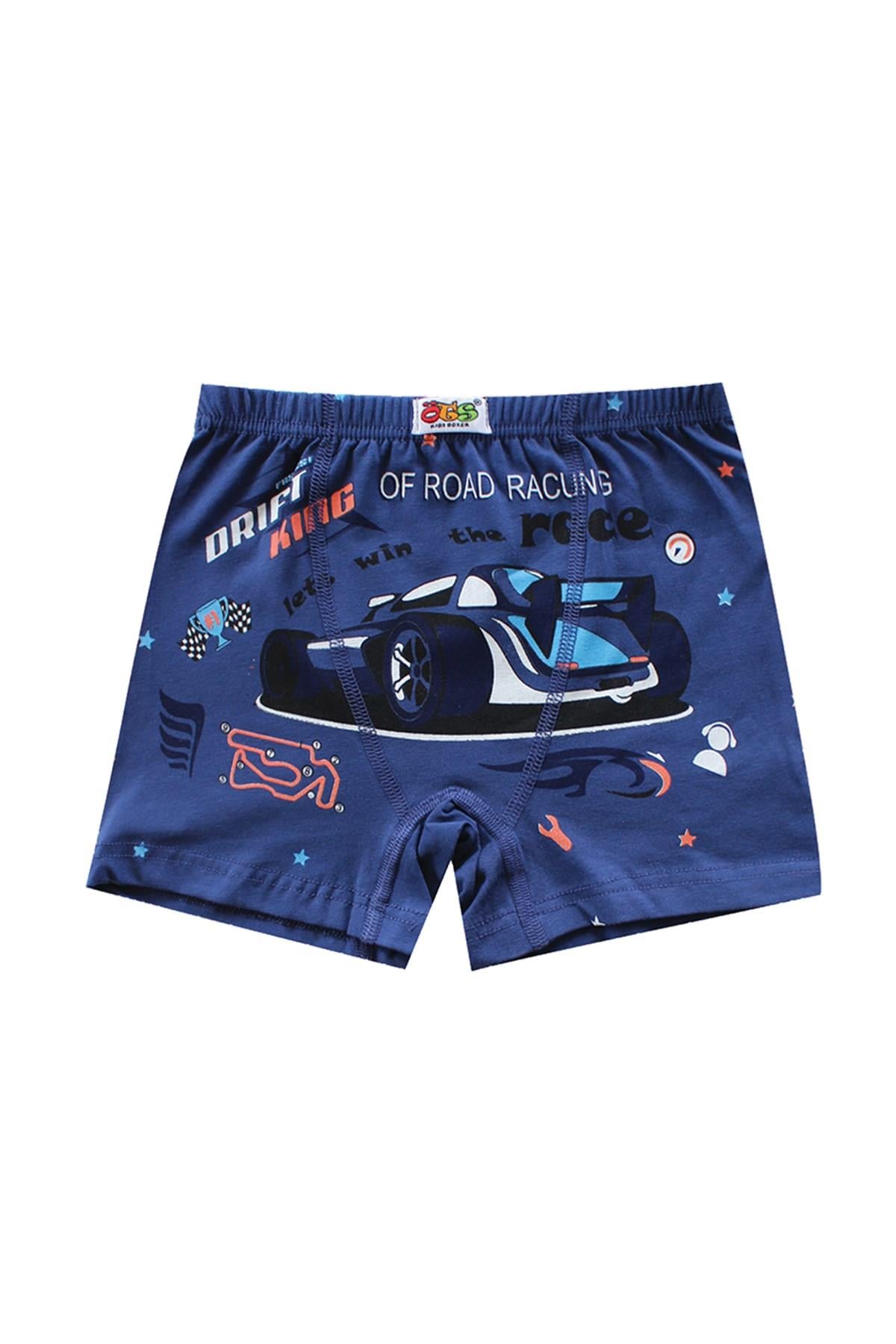 Öts Erkek Çocuk Boxer 3'lü Baskılı (%96 Pamuk - %4 Elastan)