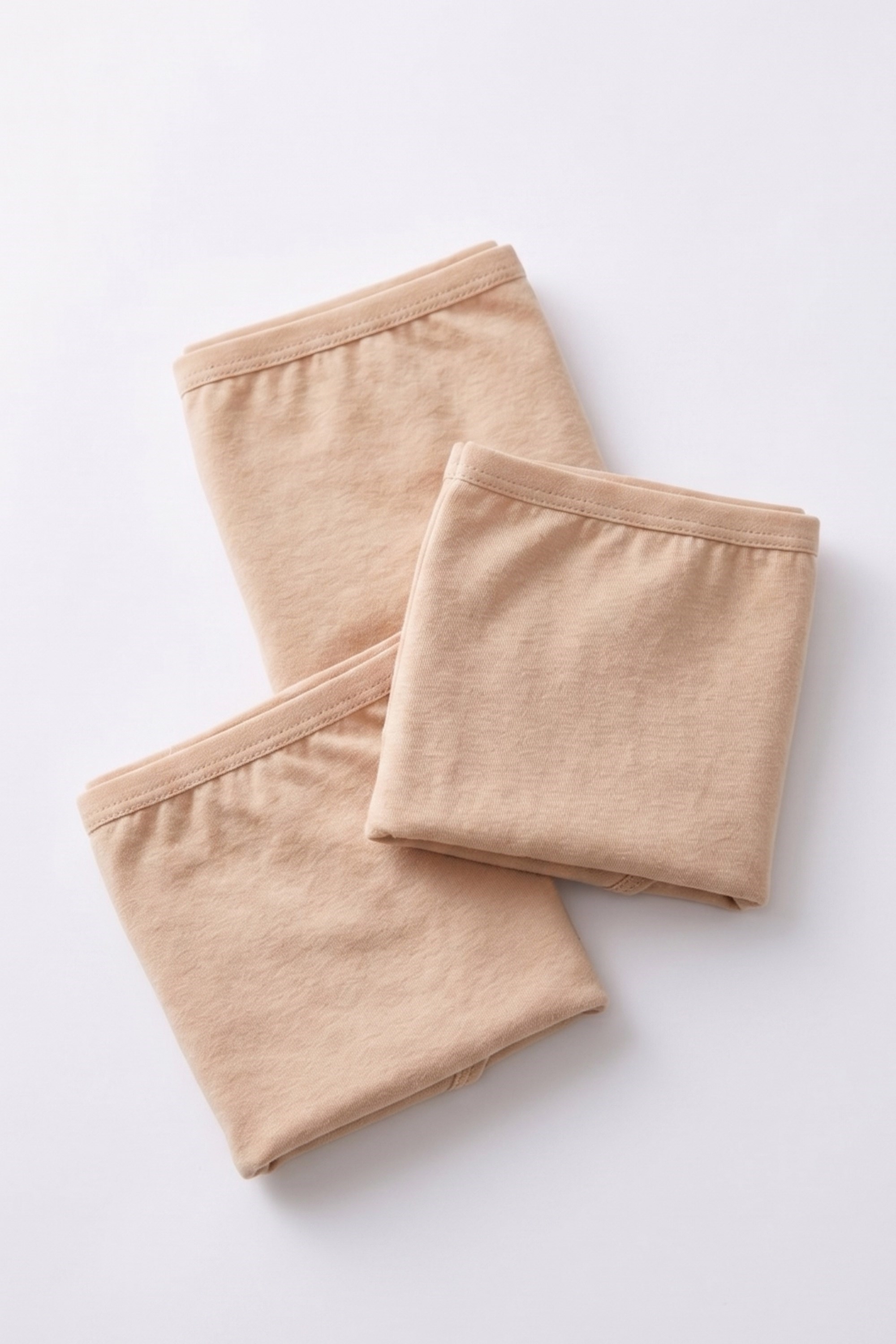 Öts Kadın Külot 3'lü, Yüksek Bel Külot, High Cut (%48 Pamuk - %48 Modal - %4 Elastan)