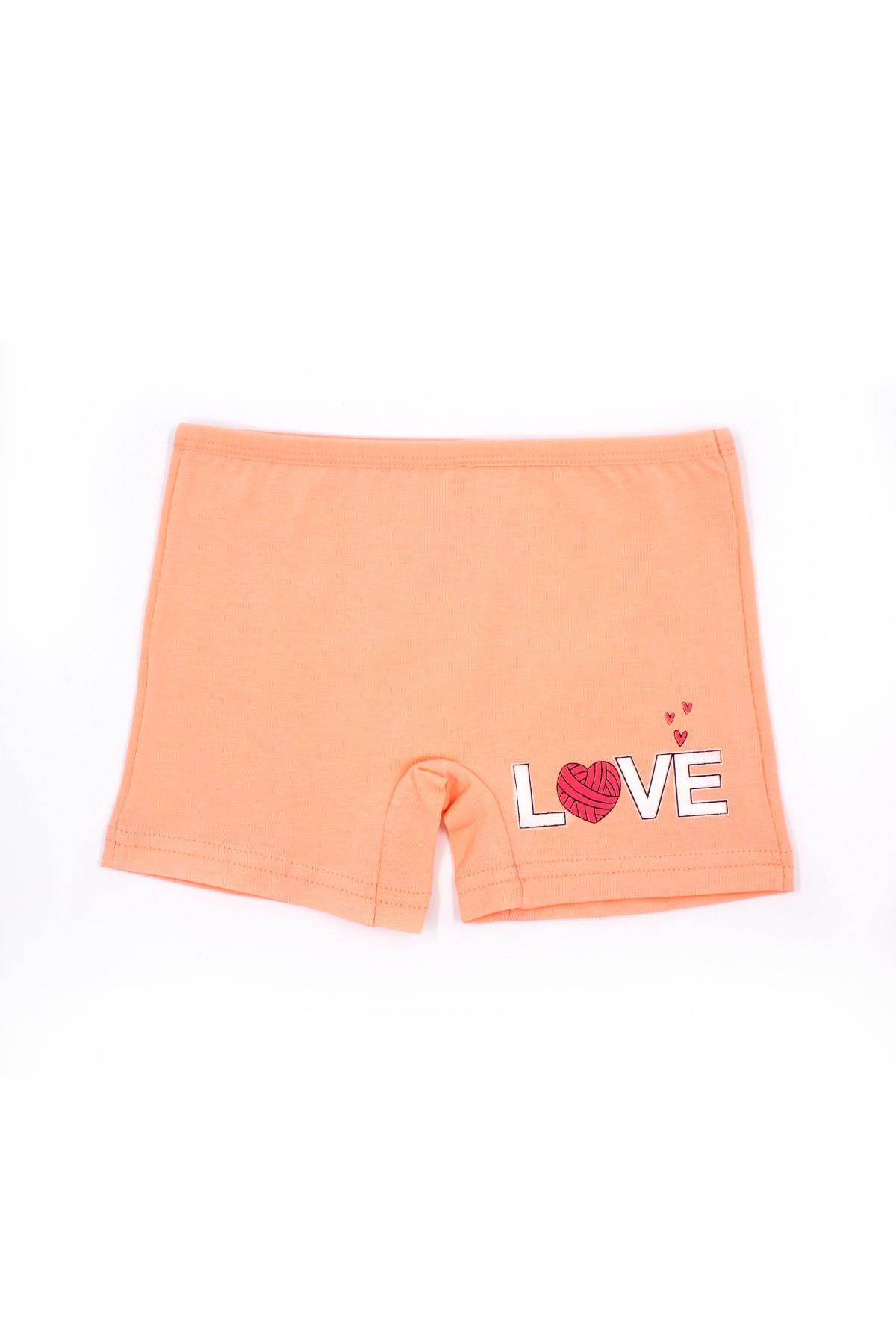 Öts Kız Çocuk Boxer 3'lü Baskılı (%96 Pamuk - %4 Elastan)