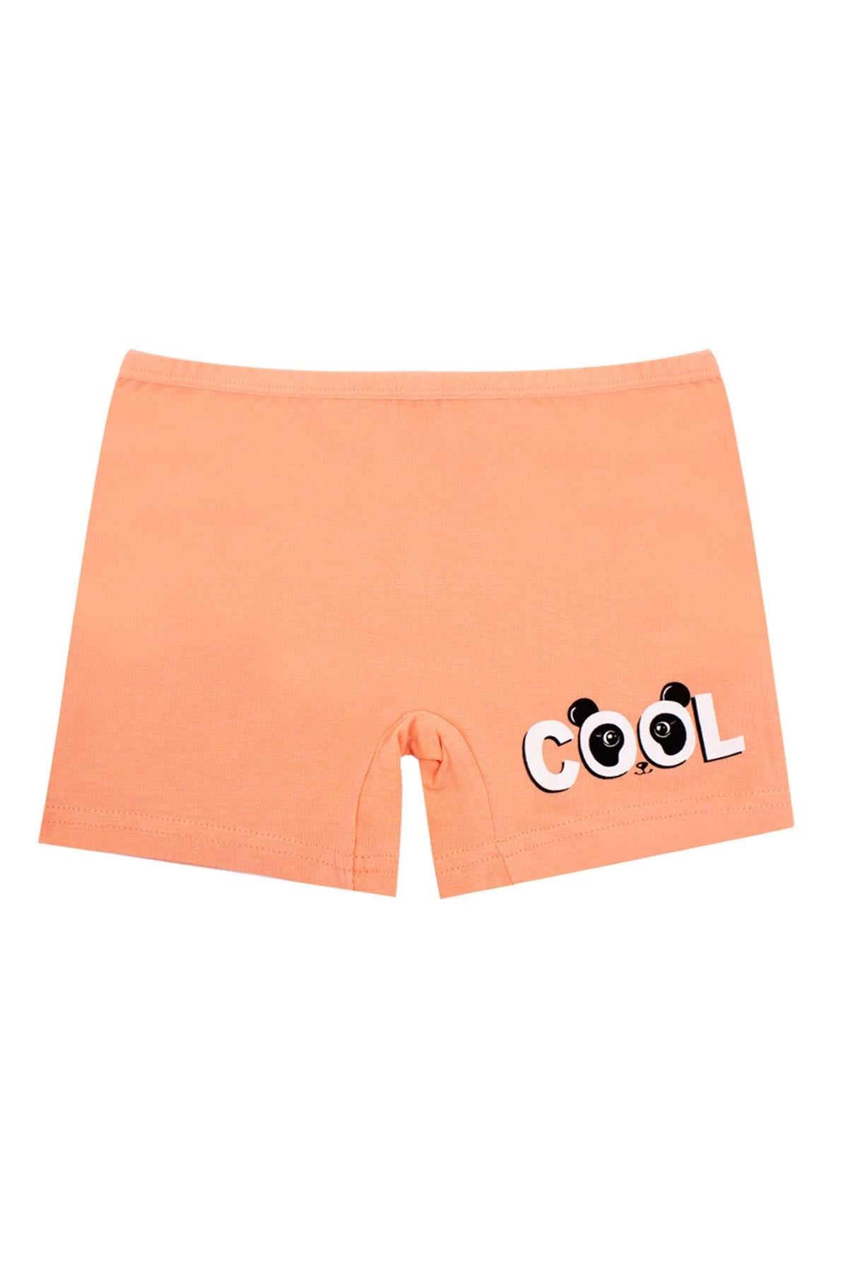 Öts Kız Çocuk Boxer 3'lü Baskılı (%96 Pamuk - %4 Elastan)