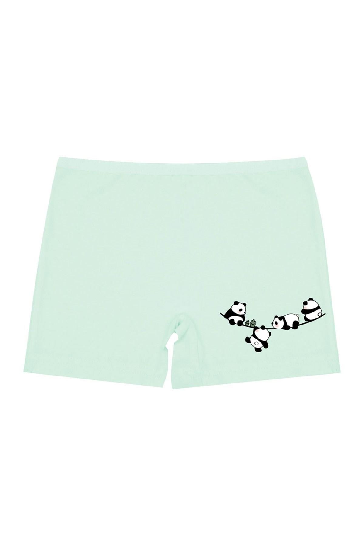 Öts Kız Çocuk Boxer 3'lü Baskılı (%96 Pamuk - %4 Elastan)