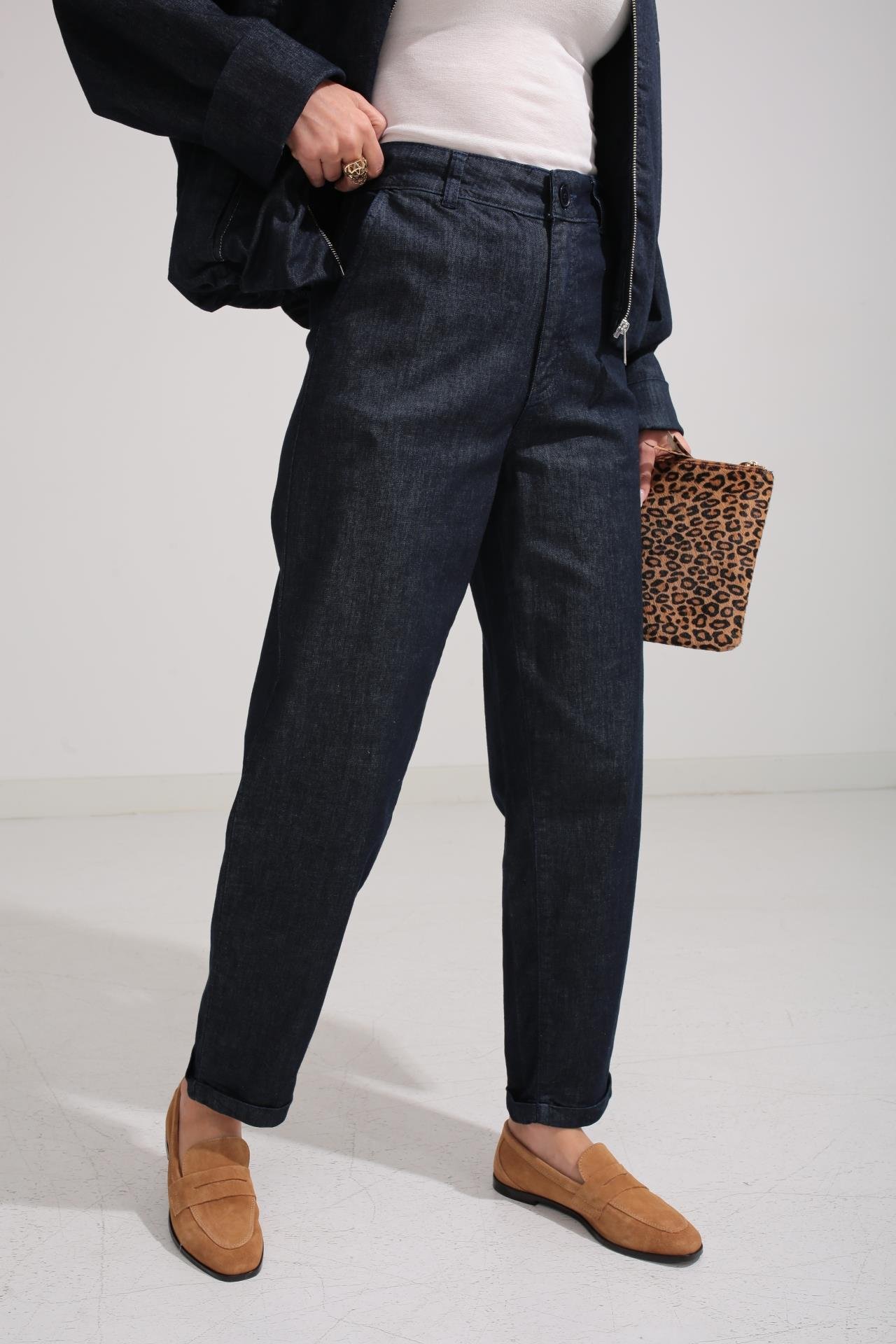 Bomber Ceketli Jean Takım TAKIM