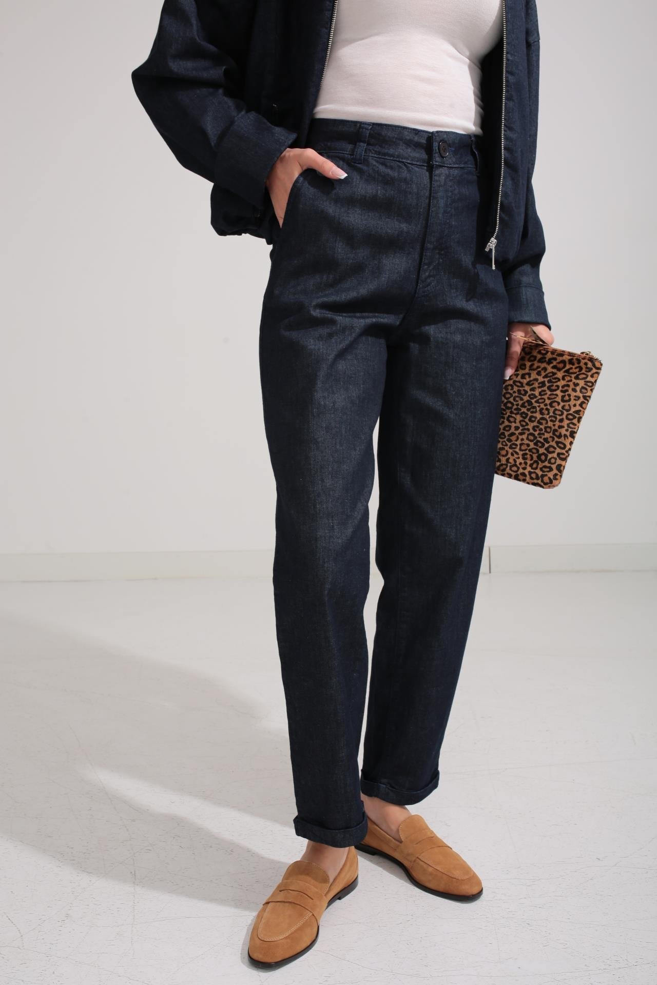 Bomber Ceketli Jean Takım TAKIM