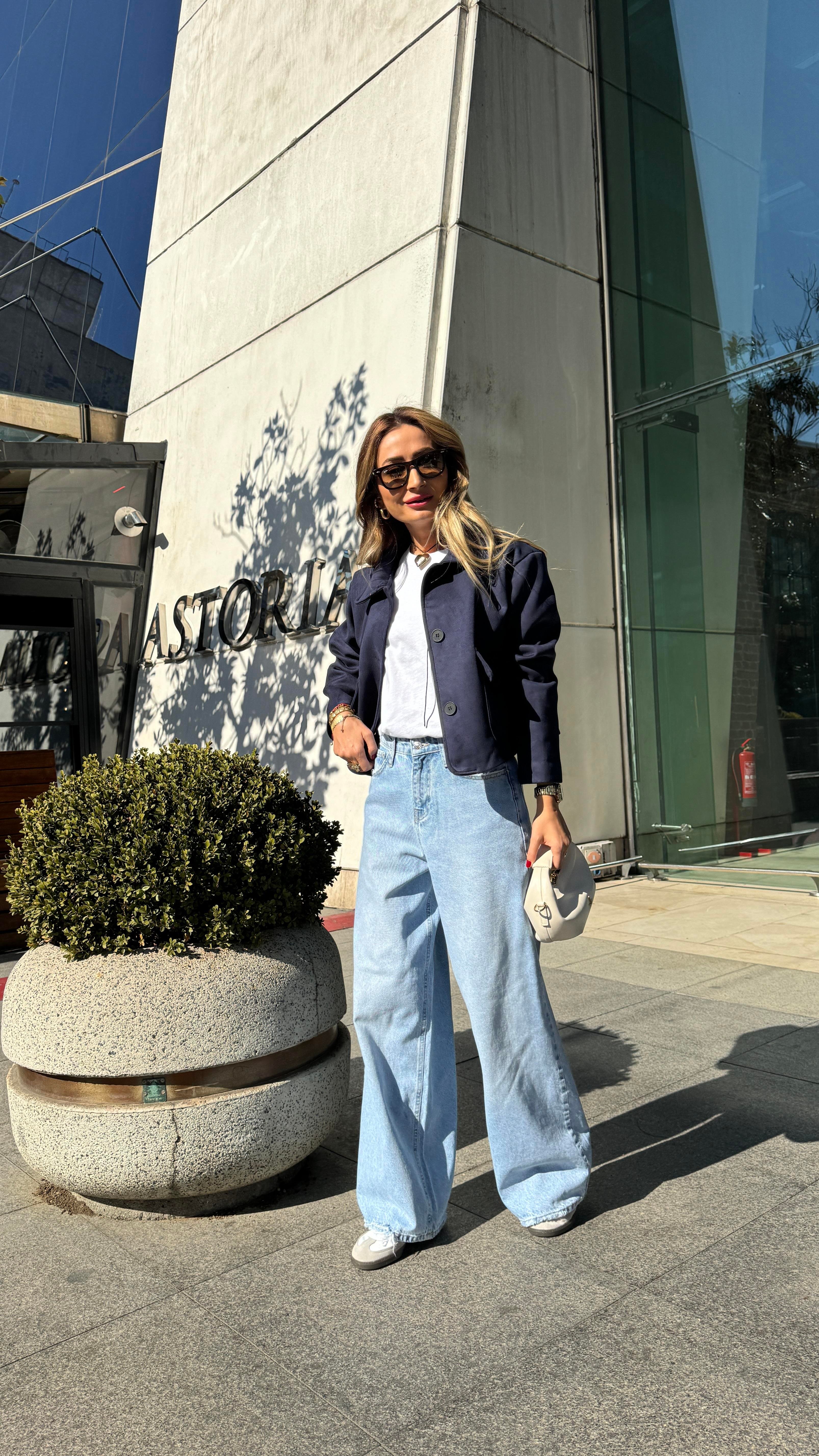 Buz Mavi Hıgh Rise Skater Jean(1815-1) JEAN