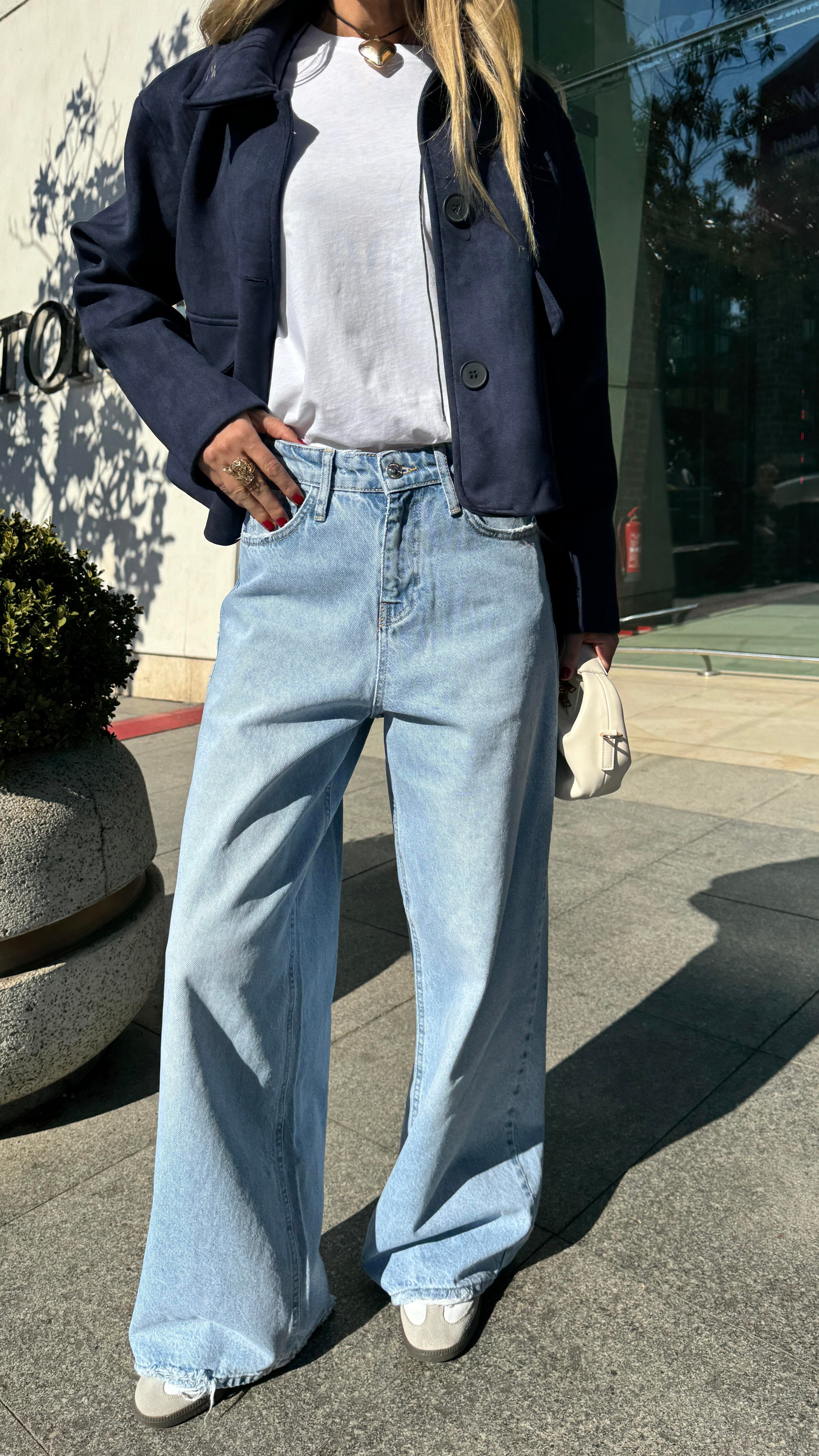 Buz Mavi Hıgh Rise Skater Jean(1815-1) JEAN