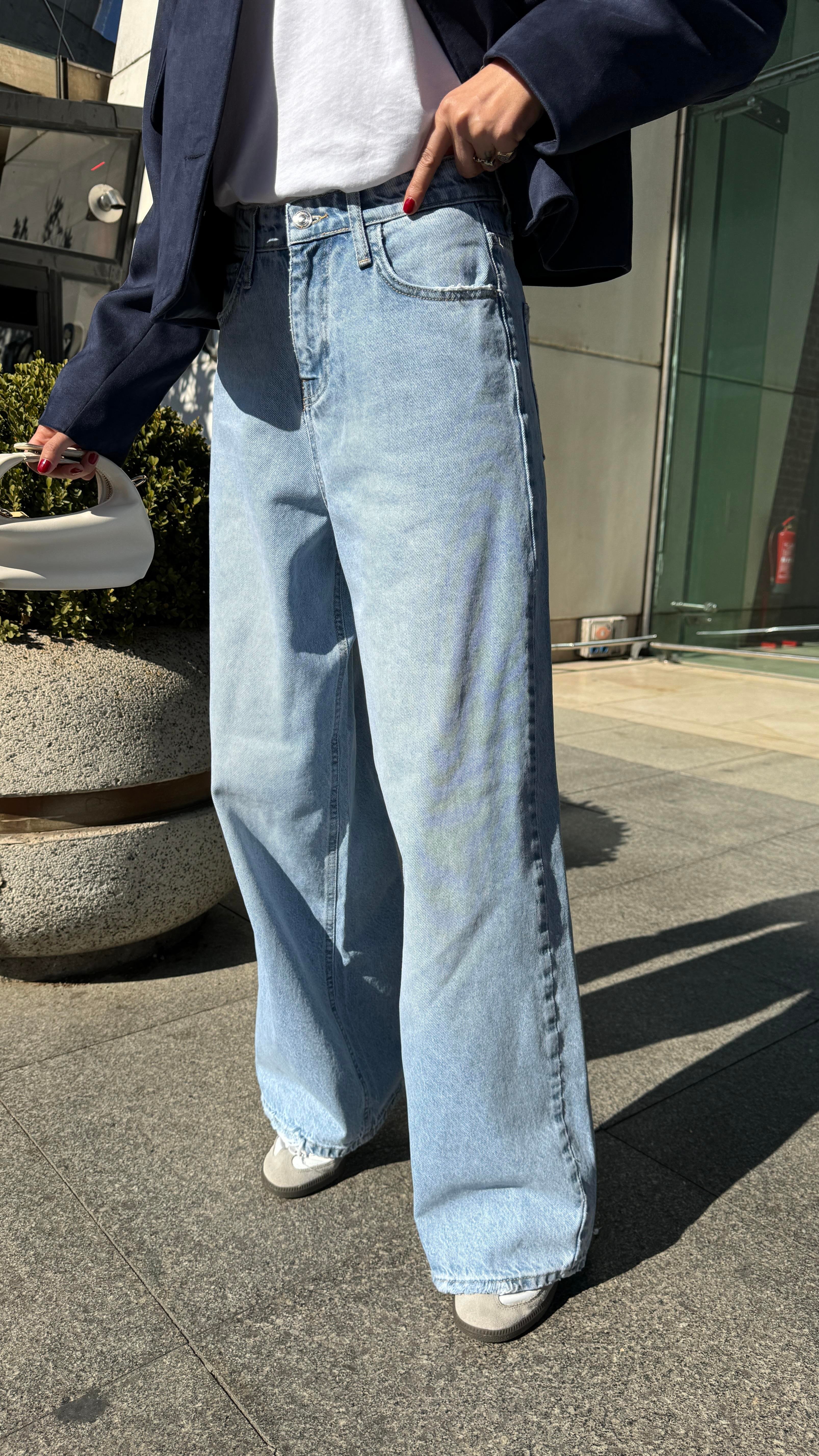 Buz Mavi Hıgh Rise Skater Jean(1815-1) JEAN