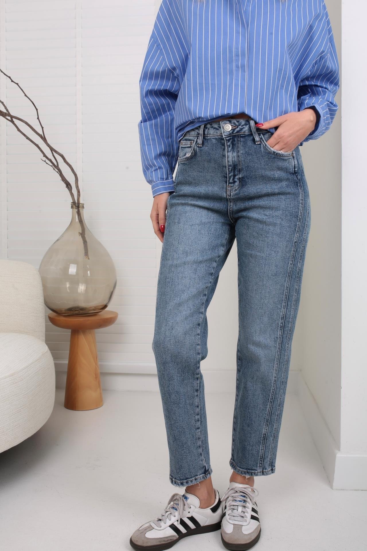 Dikiş Detay Mom Jean (1974-1) JEAN