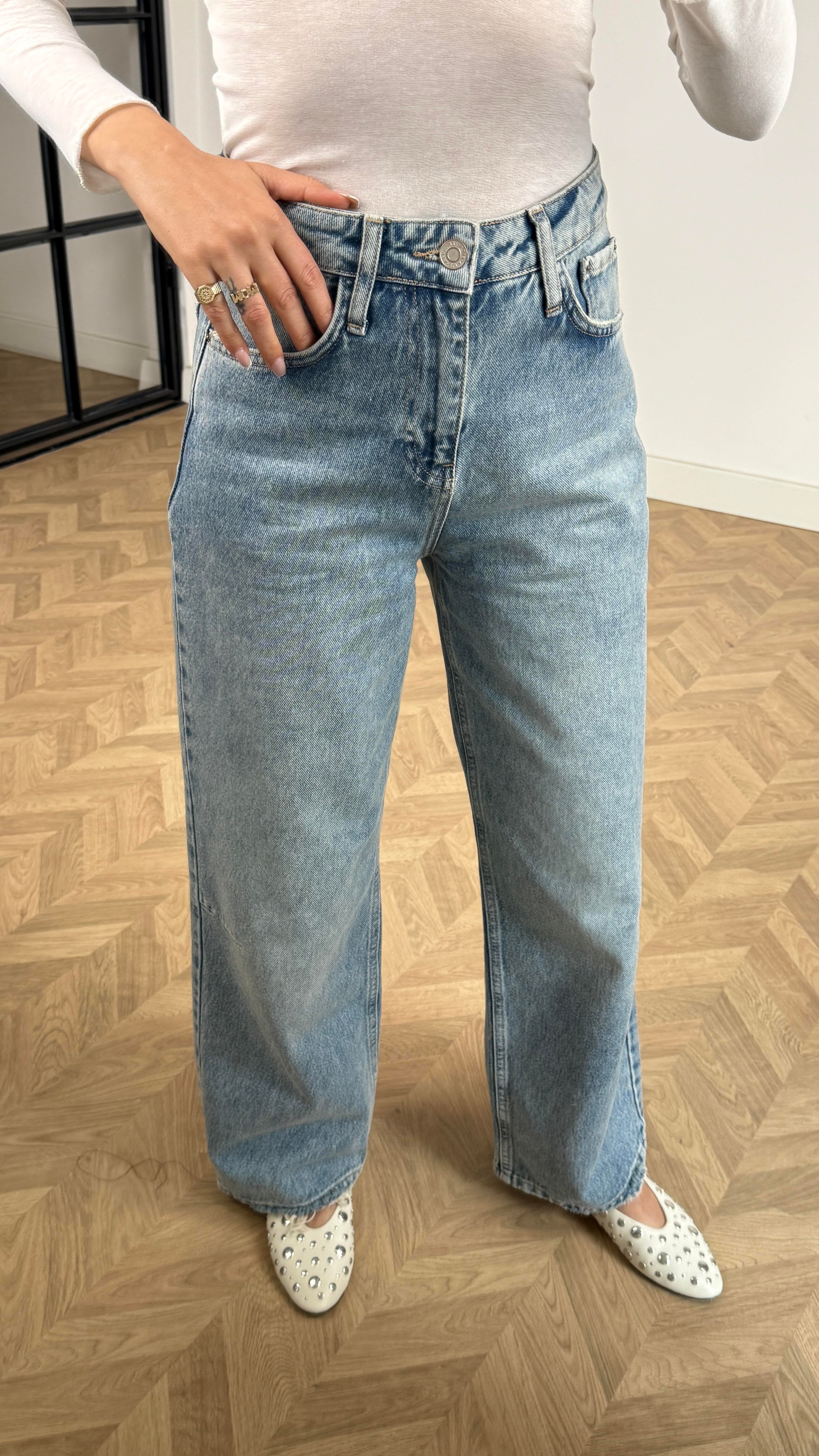 Dikiş Detay Relaxed Fit Jean (1946-2) JEAN