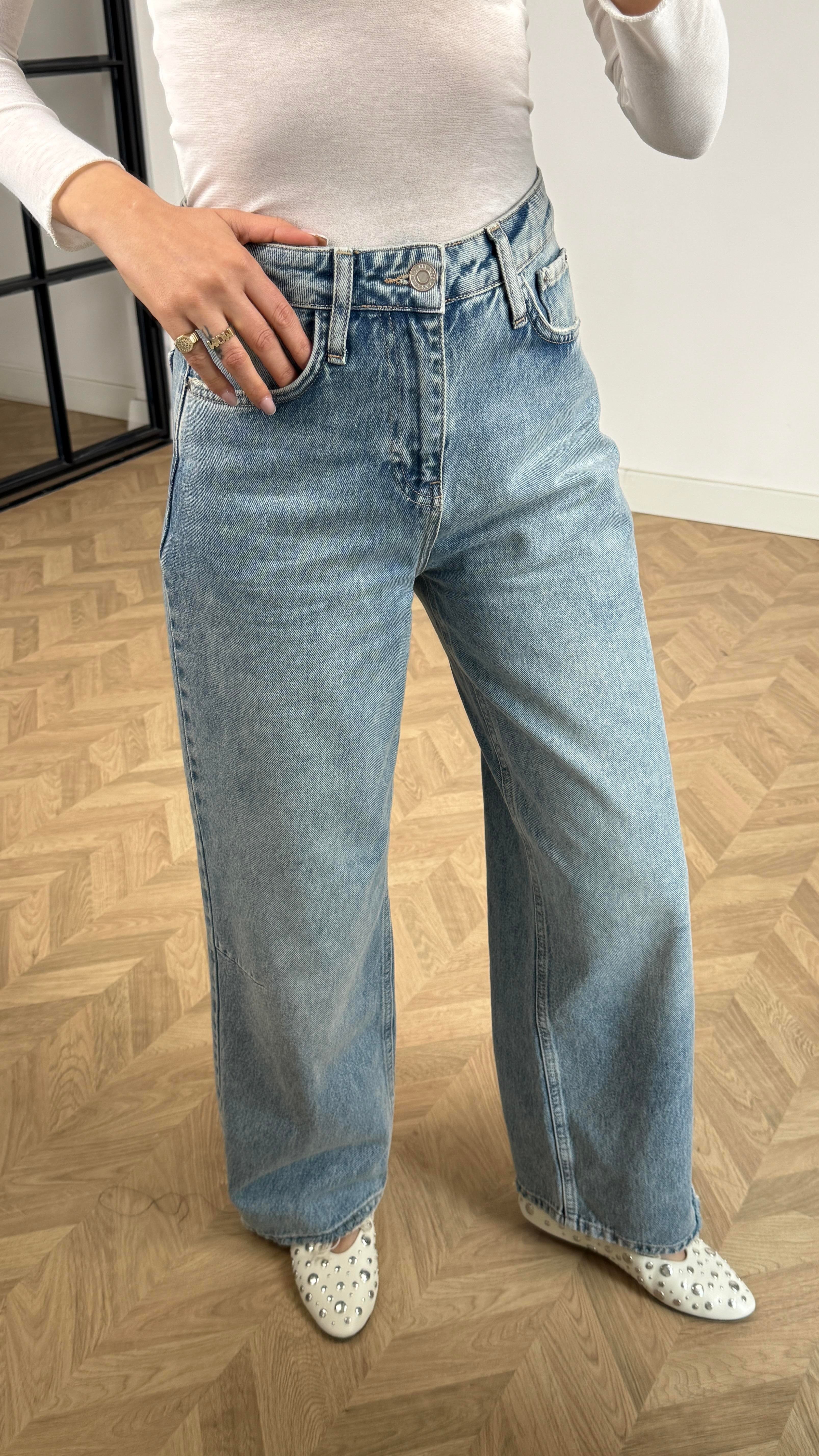 Dikiş Detay Relaxed Fit Jean (1946-2) JEAN