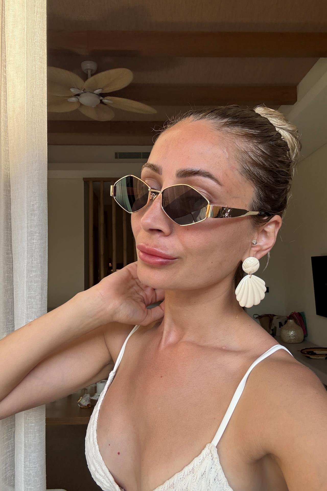 Ekru Midye Küpe KÜPE | NO33