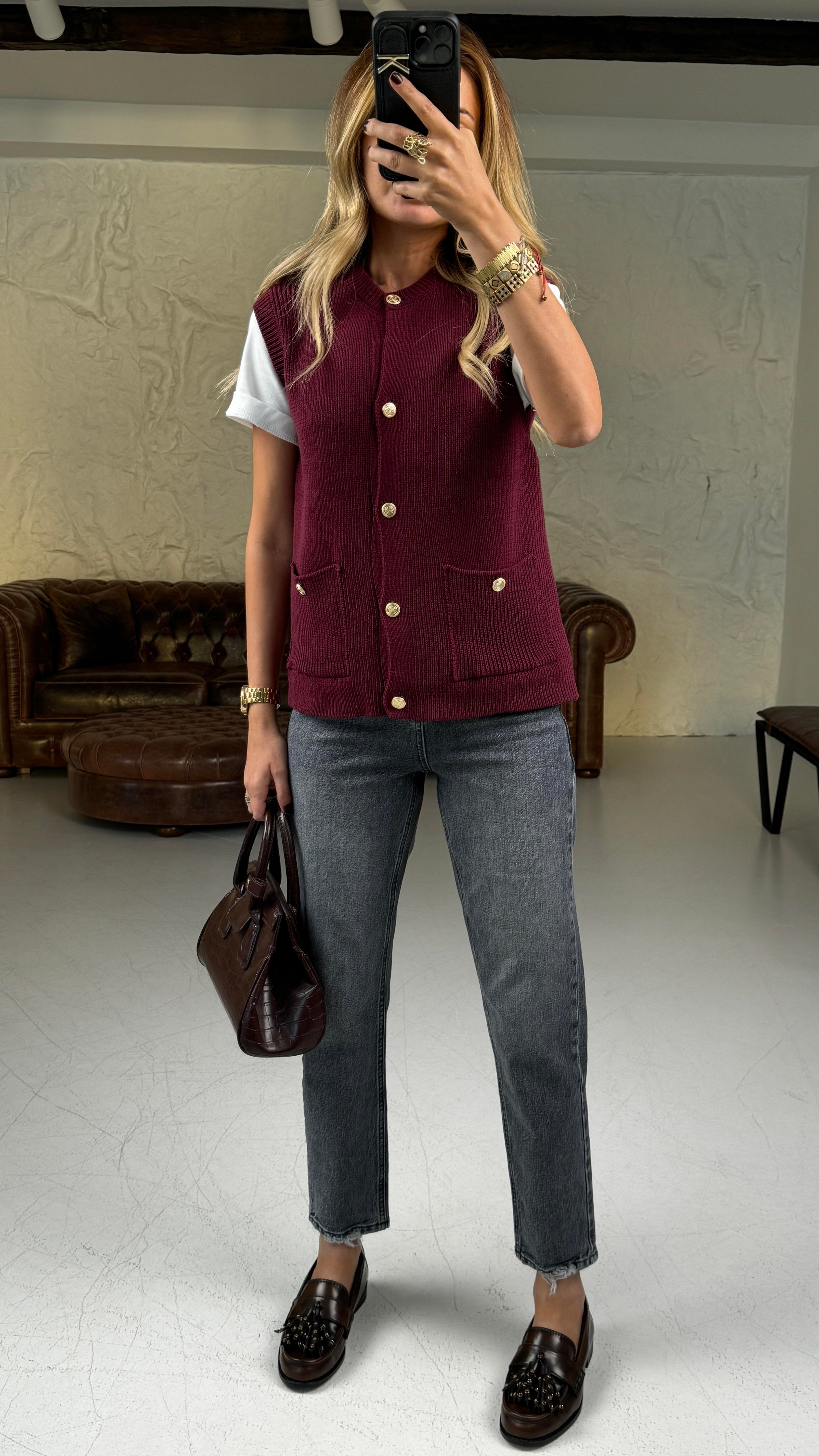 Füme Yırtık Detay Mom Jean(1722-2) JEAN