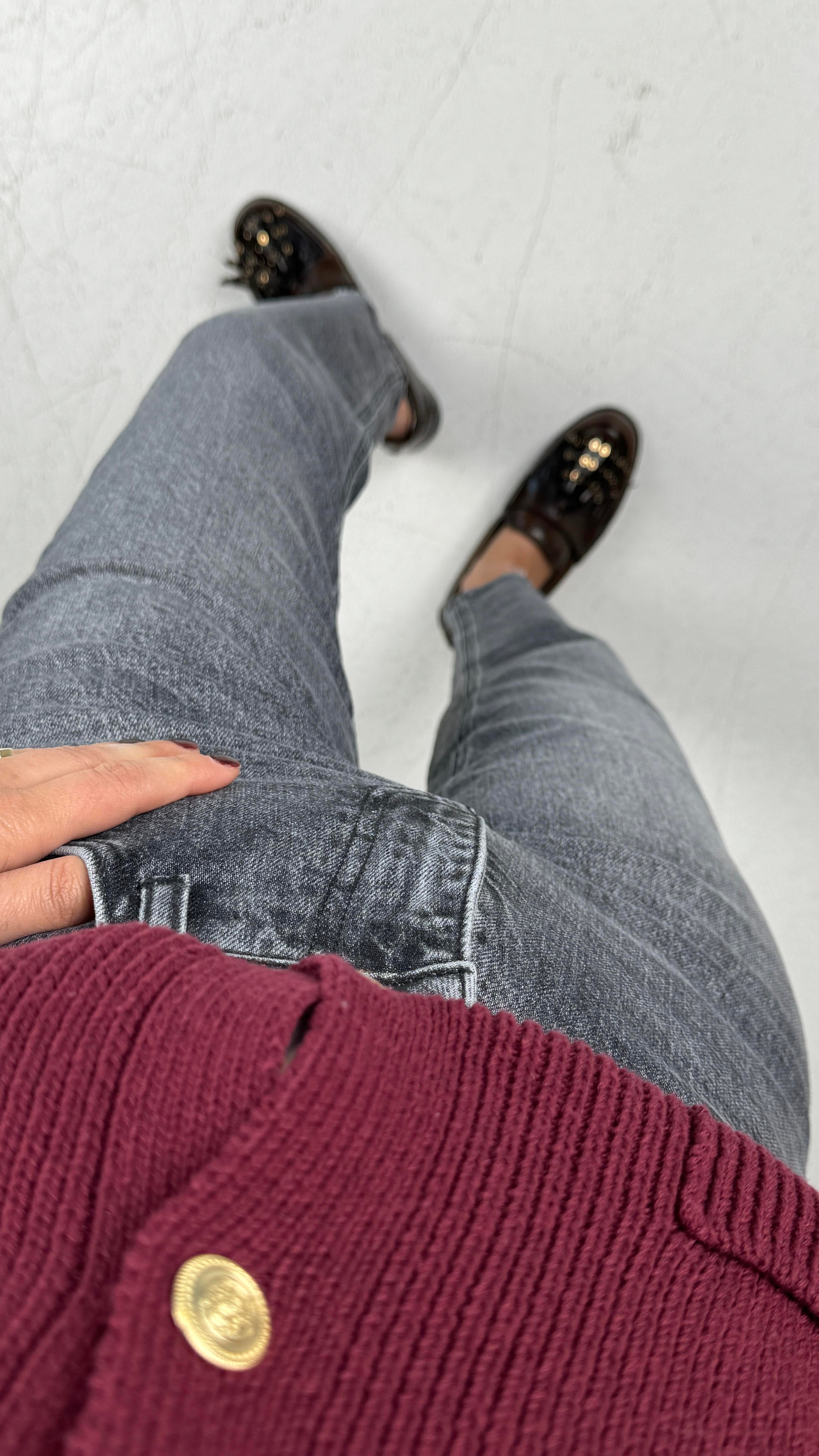 Füme Yırtık Detay Mom Jean(1722-2) JEAN