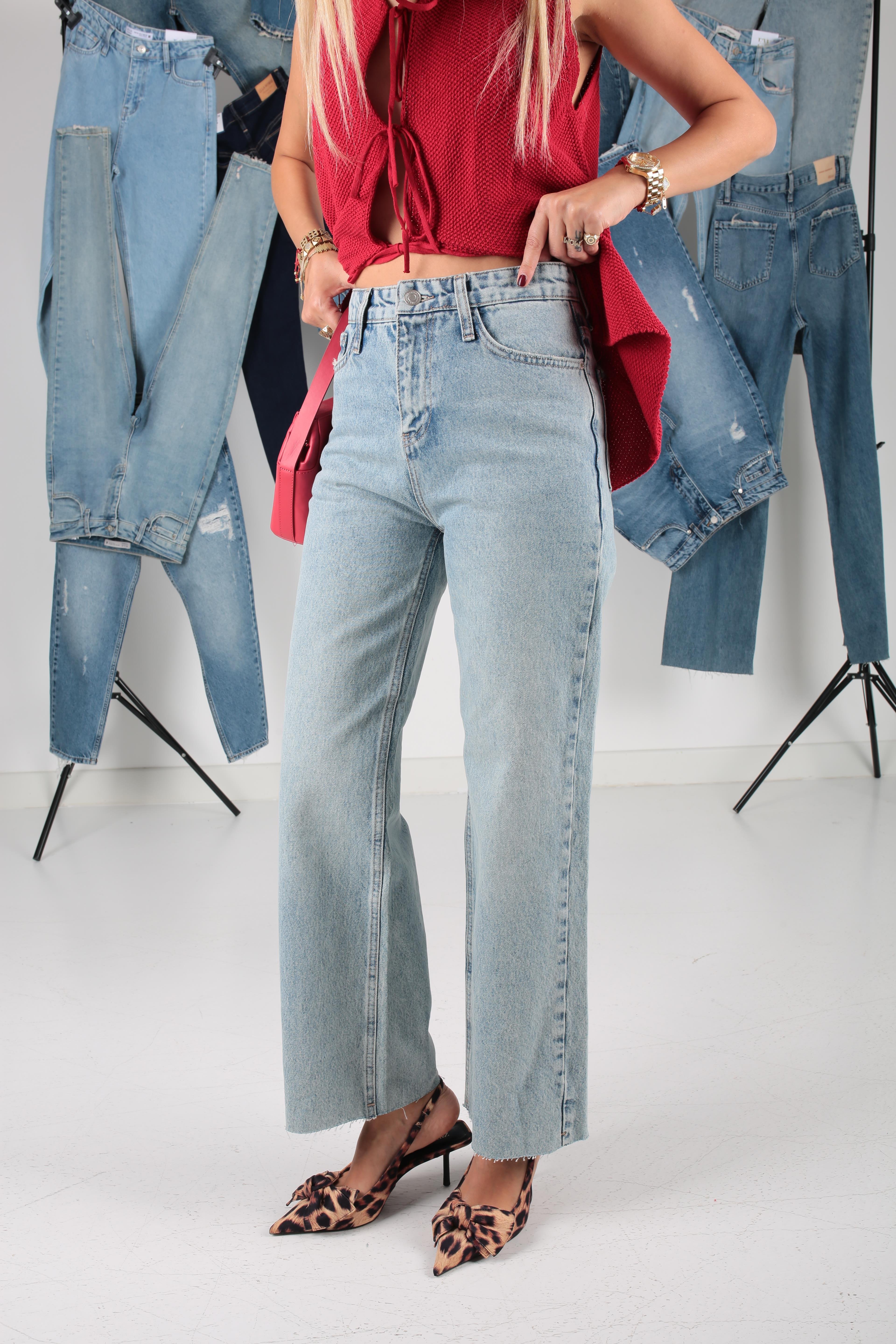 Geniş Kesik Paça Jean(1871-2) JEAN