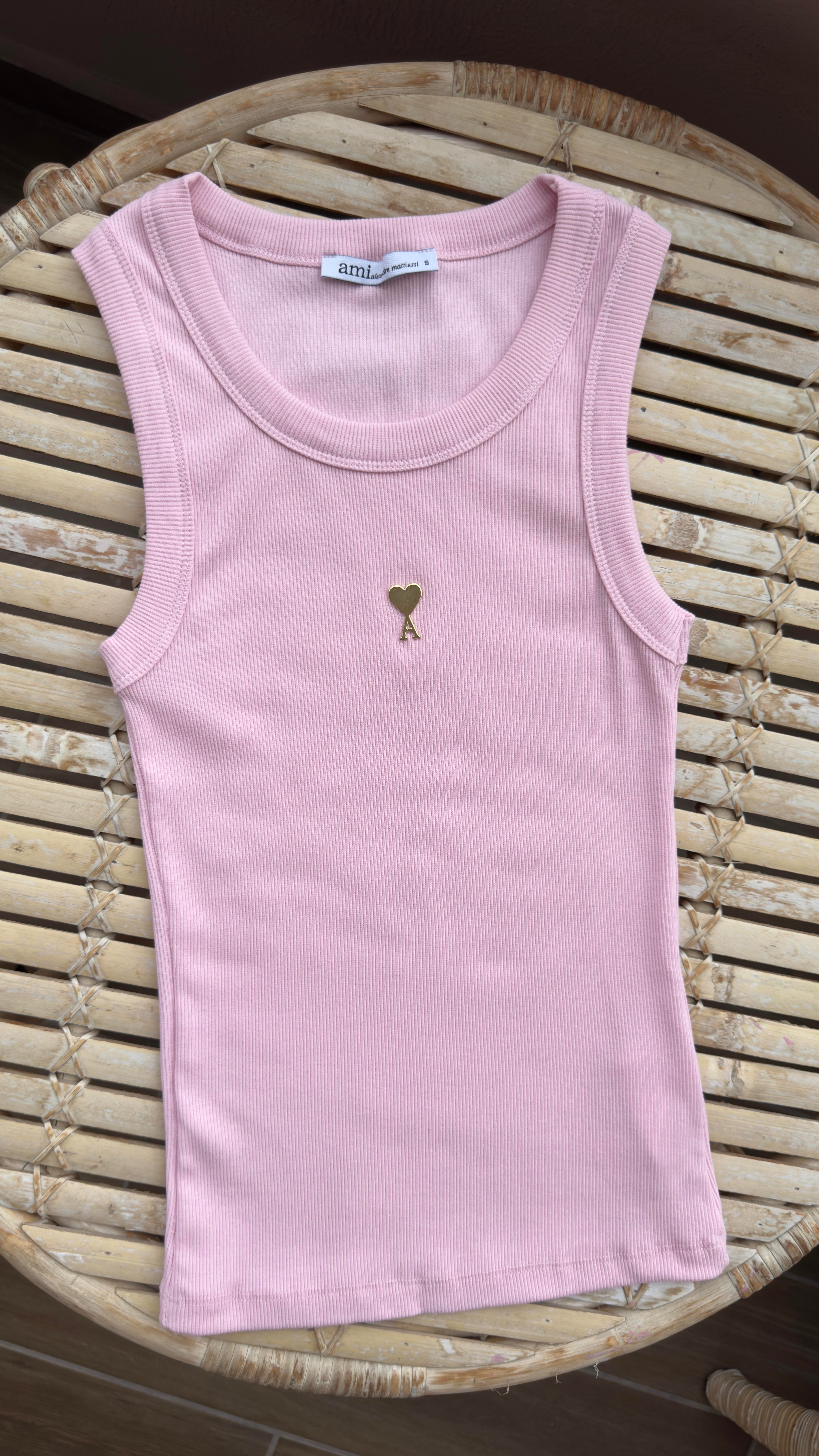 Gold Metal Kalp Zımbalı Pembe Atlet ATLET | NO33