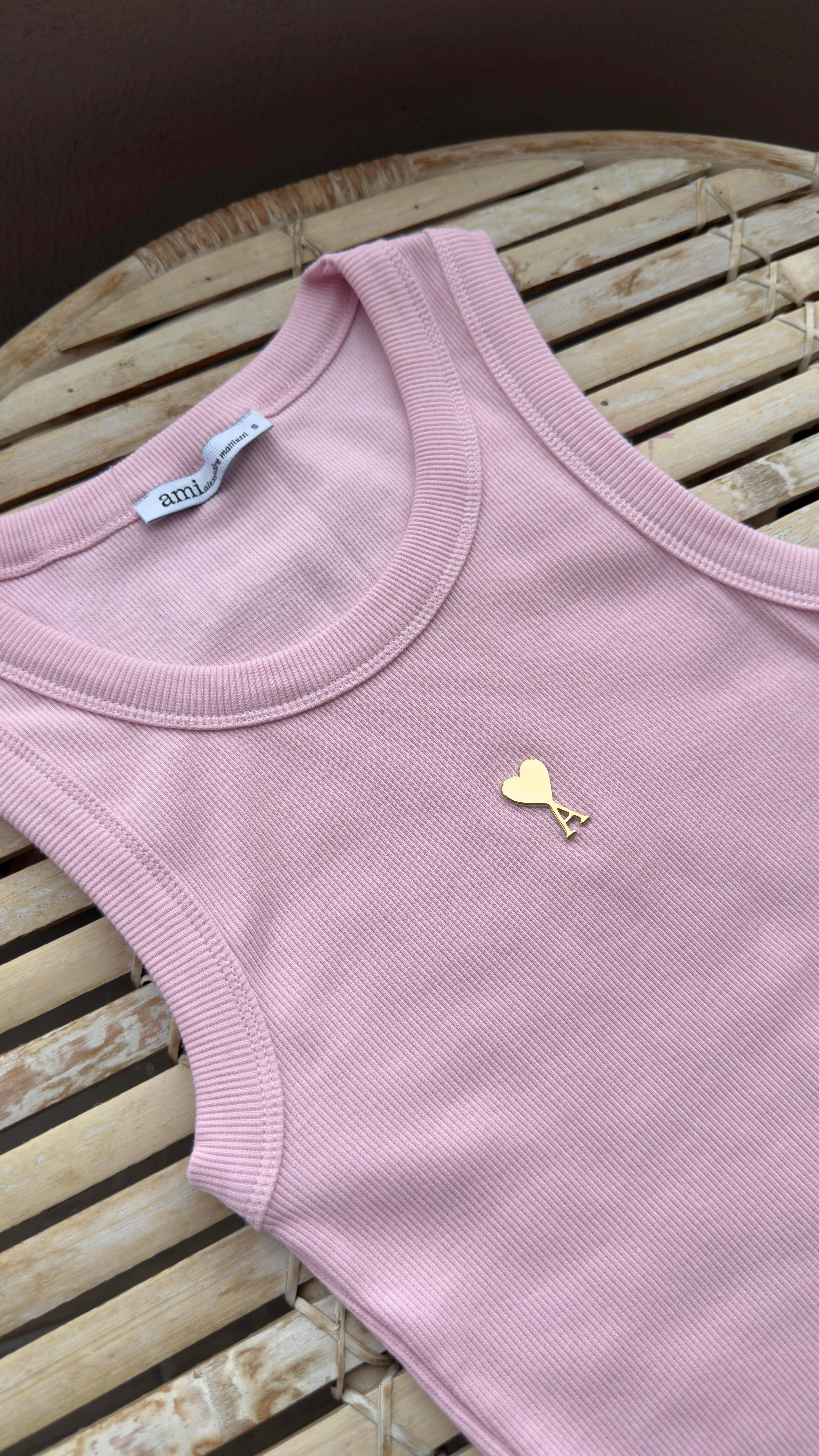 Gold Metal Kalp Zımbalı Pembe Atlet ATLET | NO33