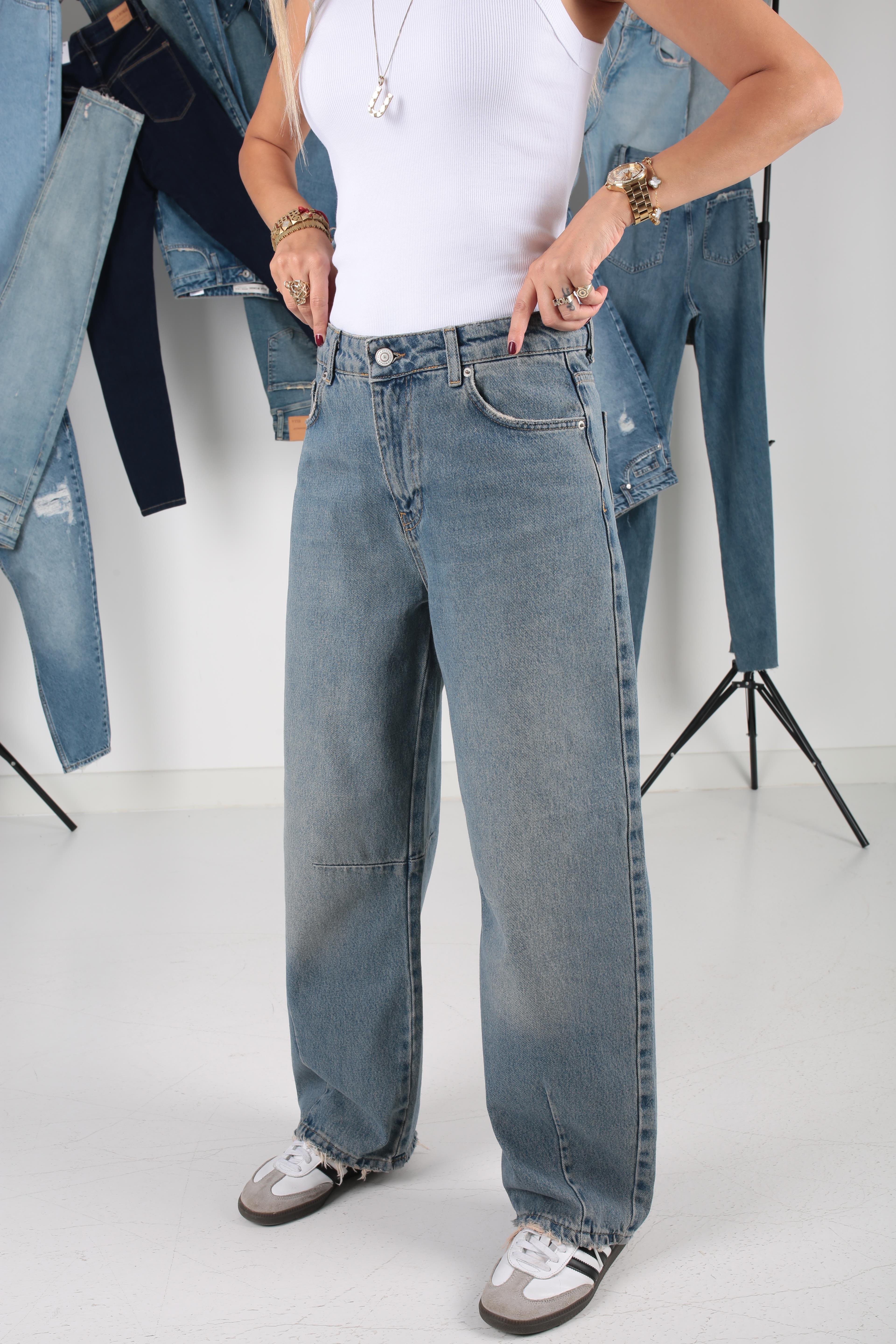 Gölgeli Baggy Ballon Jean(1817-1) JEAN