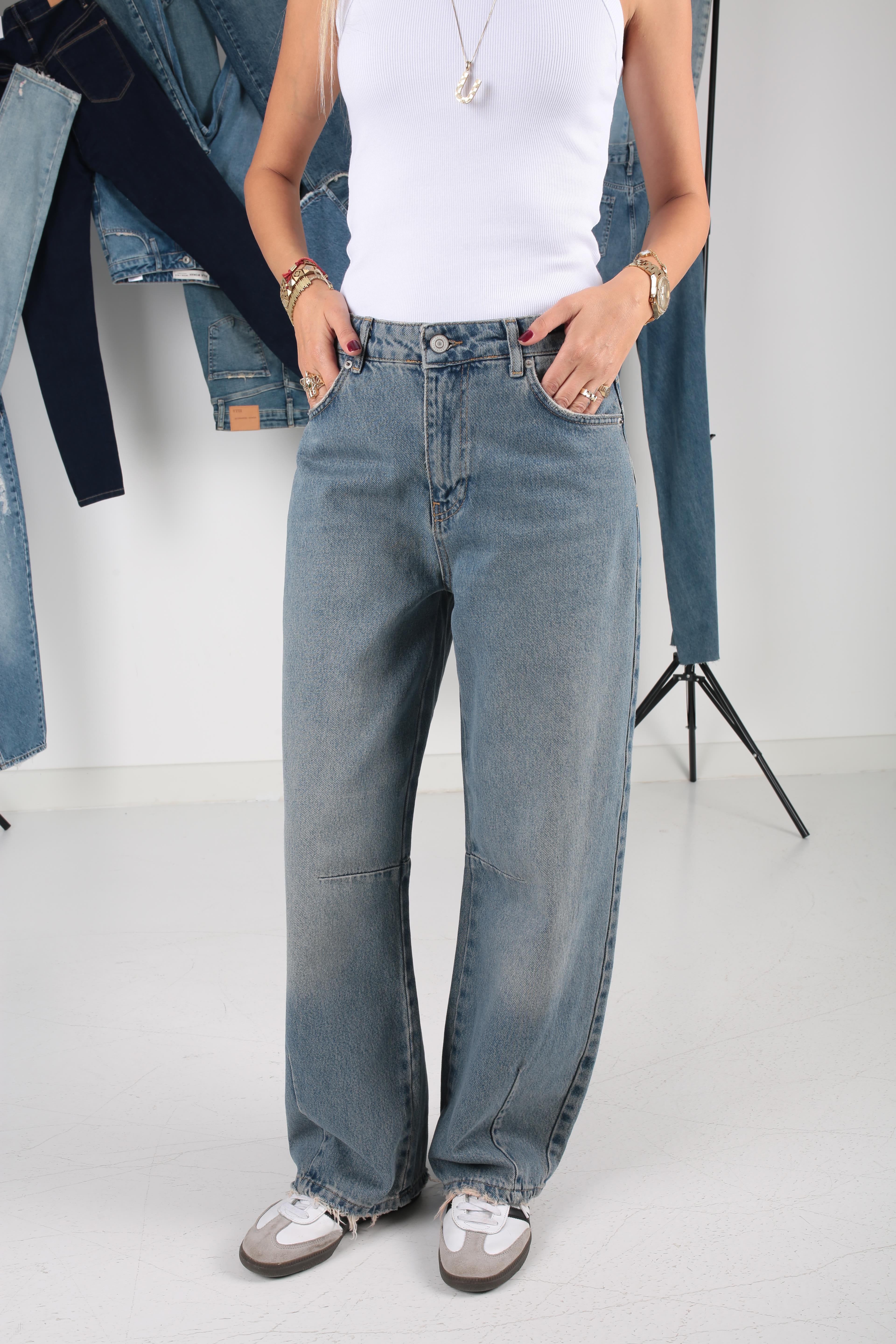 Gölgeli Baggy Ballon Jean(1817-1) JEAN