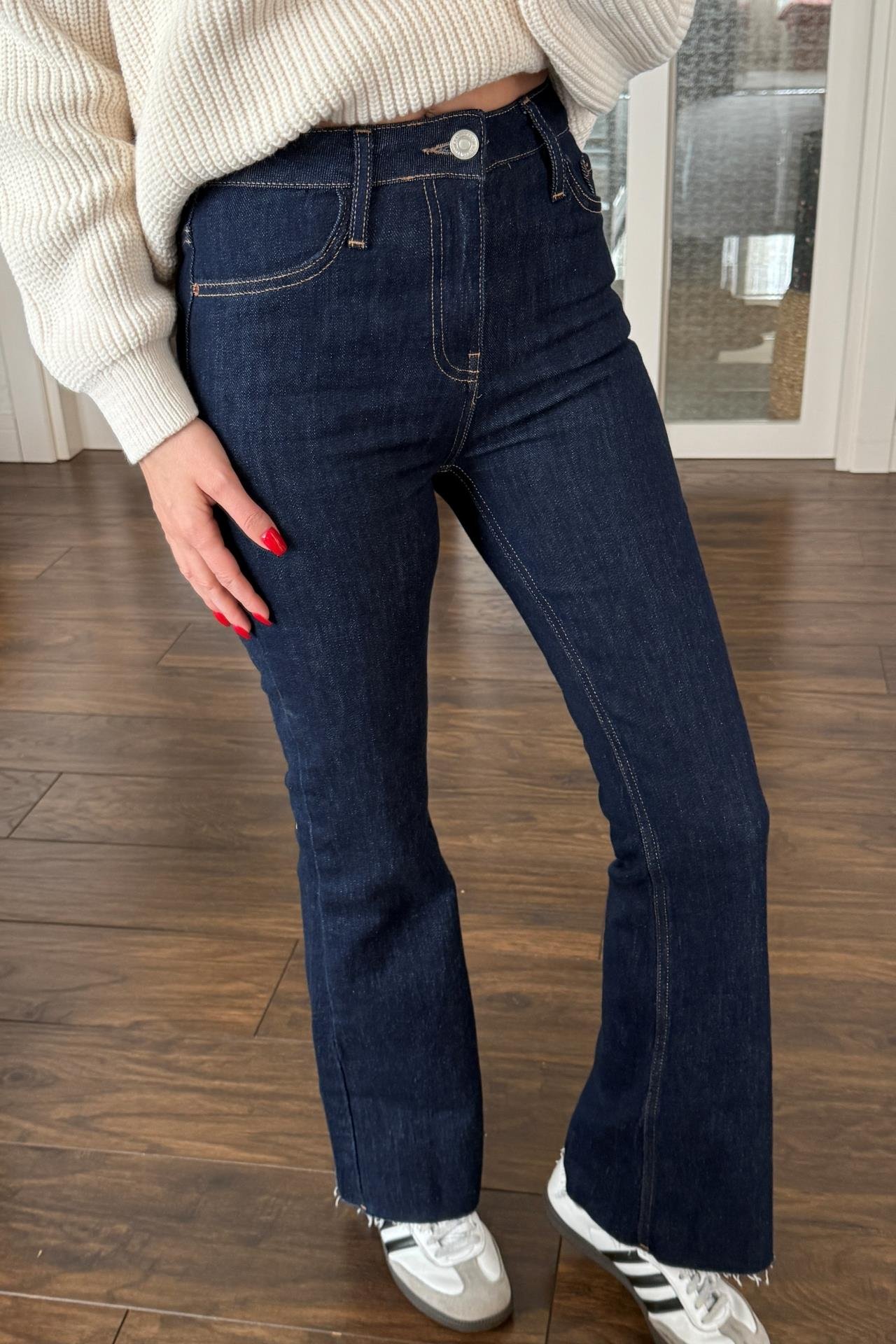 Hıgh Rise İspanyol Paça Flare Jean(1985) JEAN