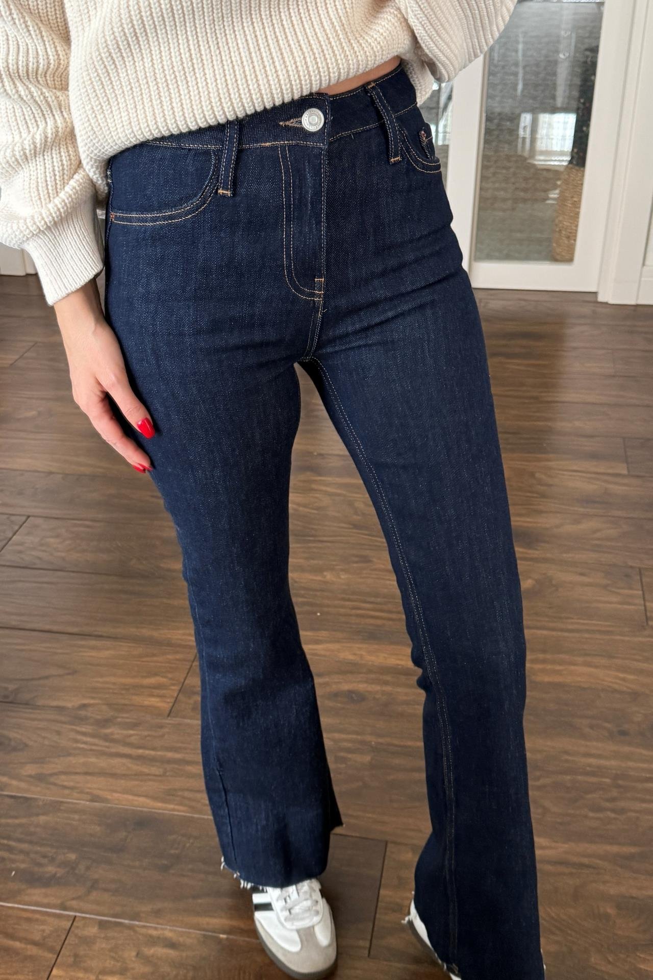 Hıgh Rise İspanyol Paça Flare Jean(1985) JEAN