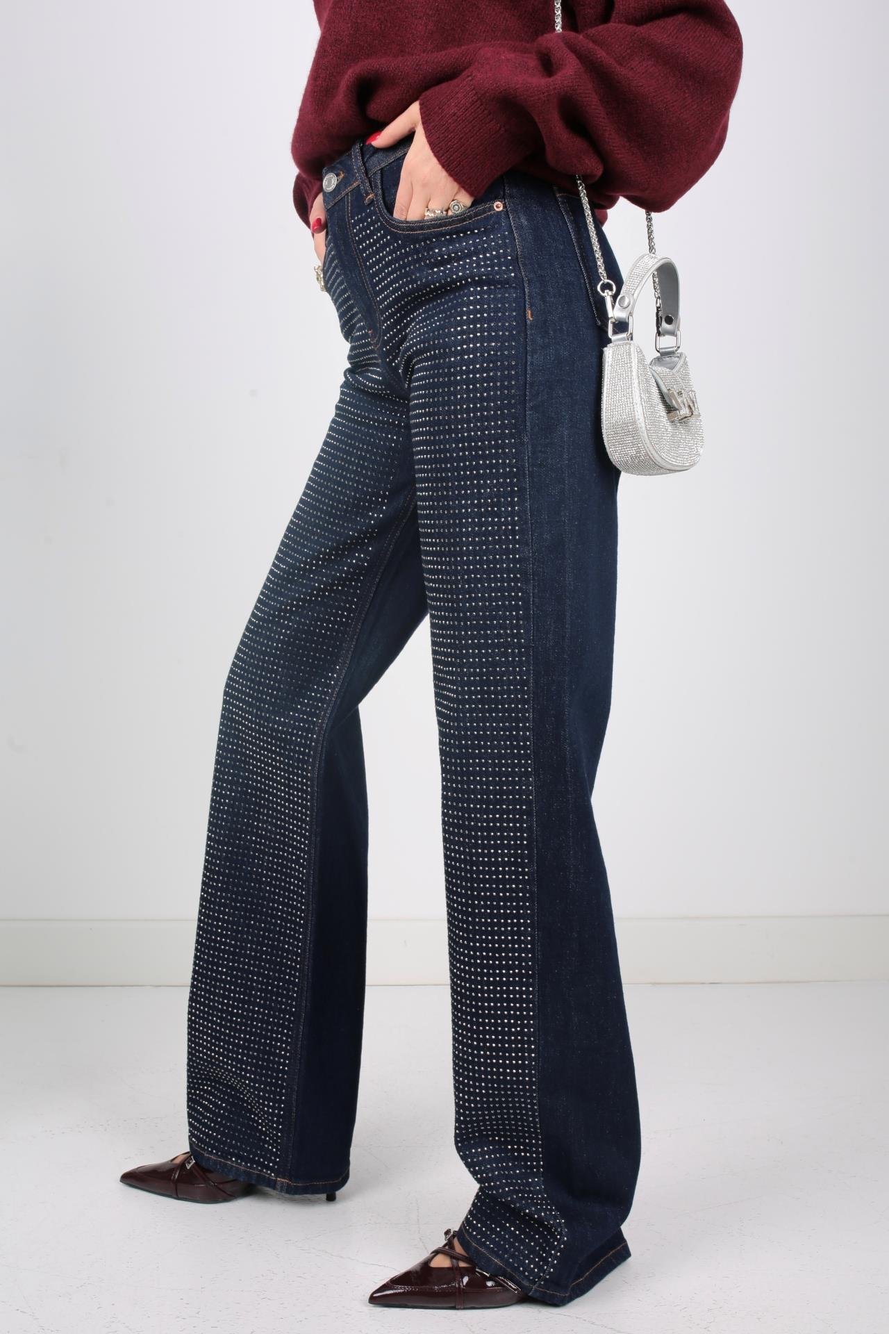 High Rise straıght Leg Taş İşli Jean(2003) JEAN