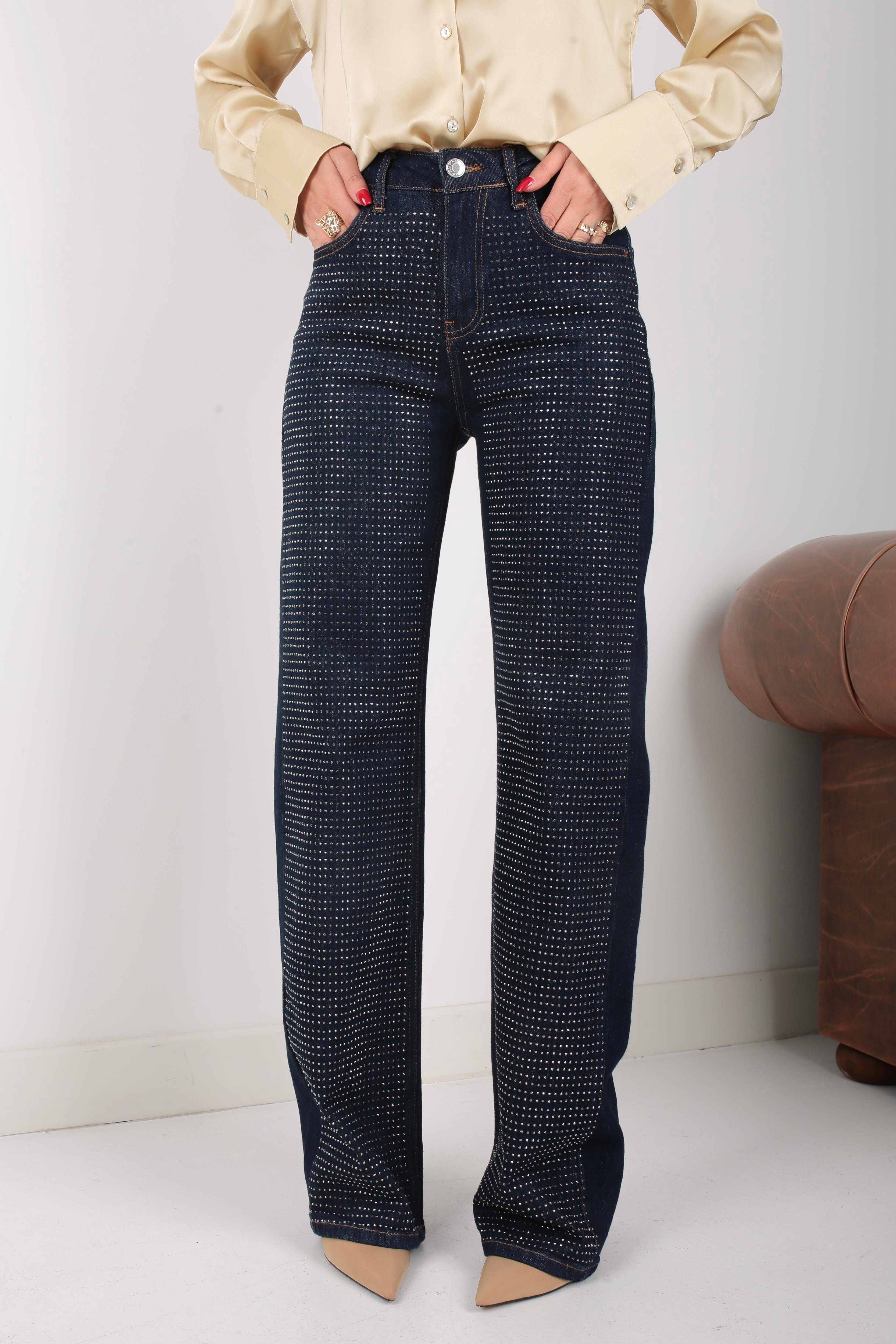 High Rise straıght Leg Taş İşli Jean(2003) JEAN