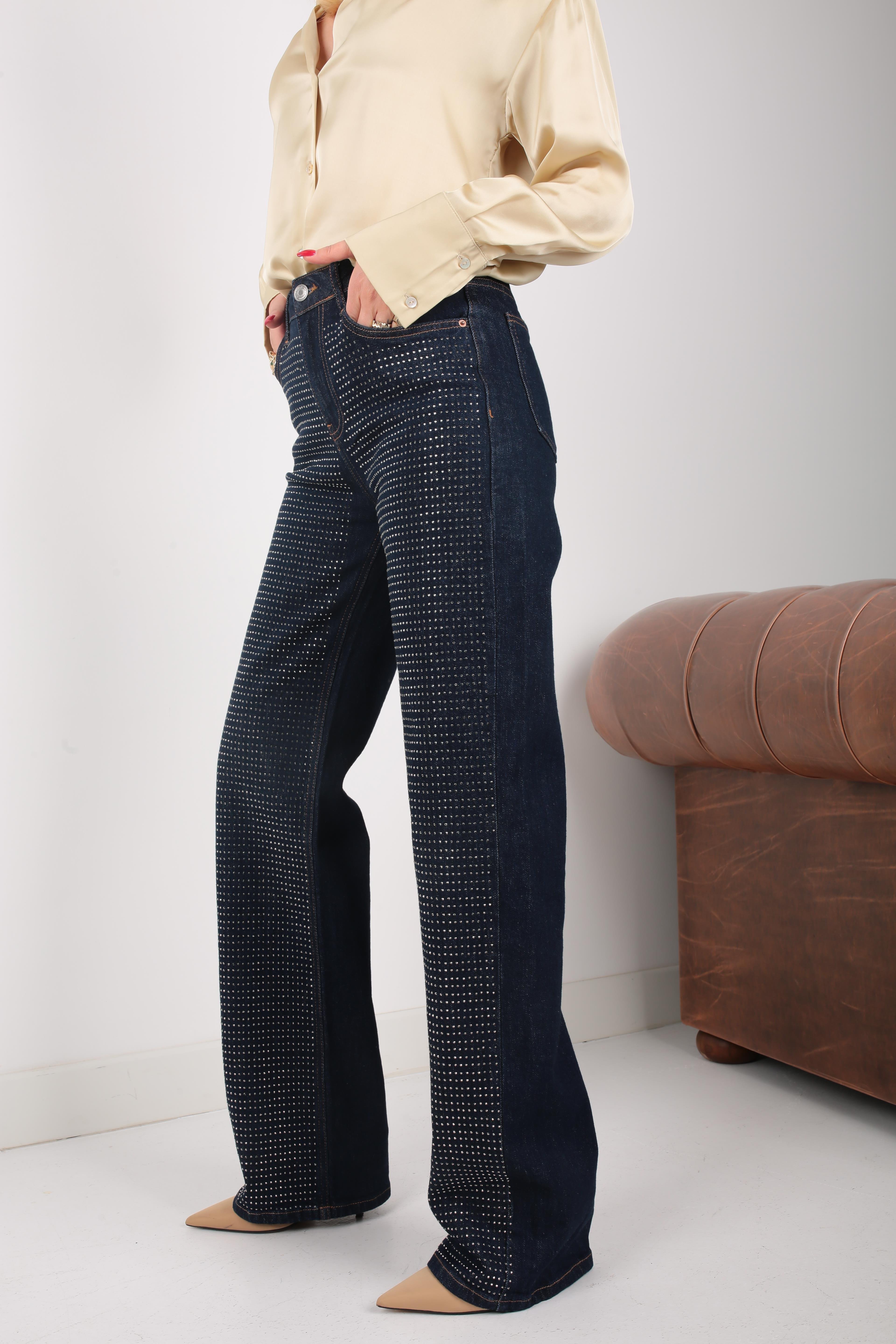 High Rise straıght Leg Taş İşli Jean(2003) JEAN