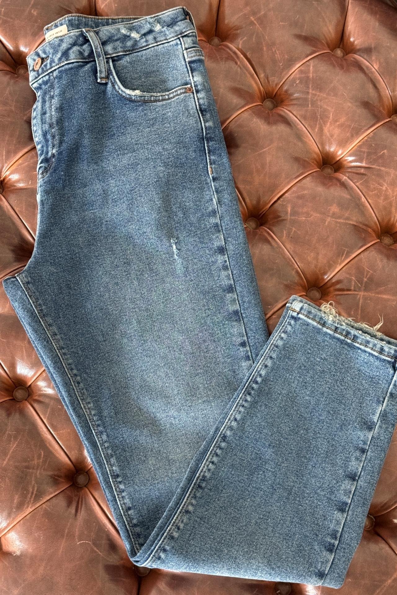 High Rise Tırnaklı Full Likralı Büyük Beden Jean JEAN