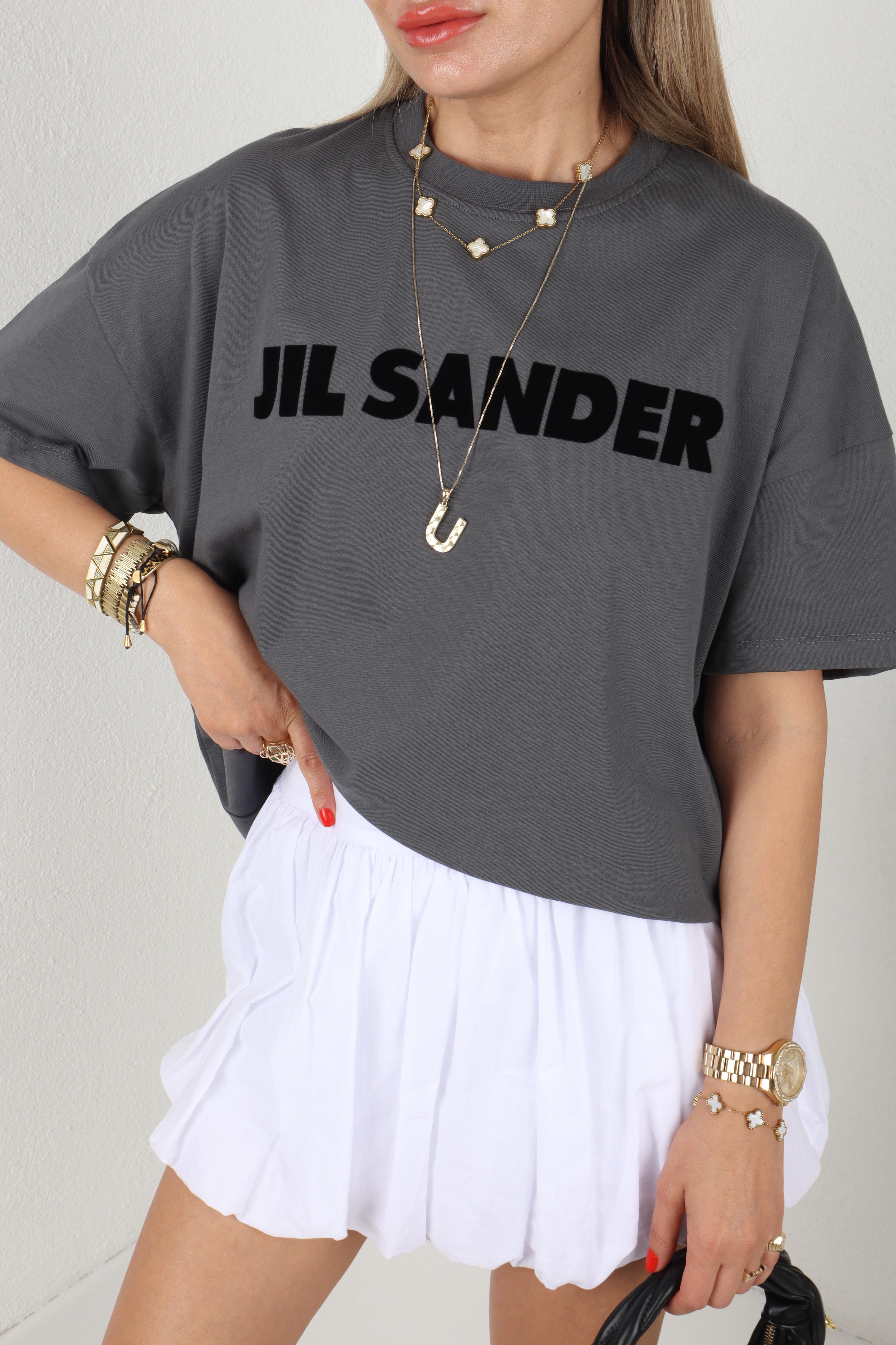 Jil Sander Baskılı Gri Tshirt T-SHİRT