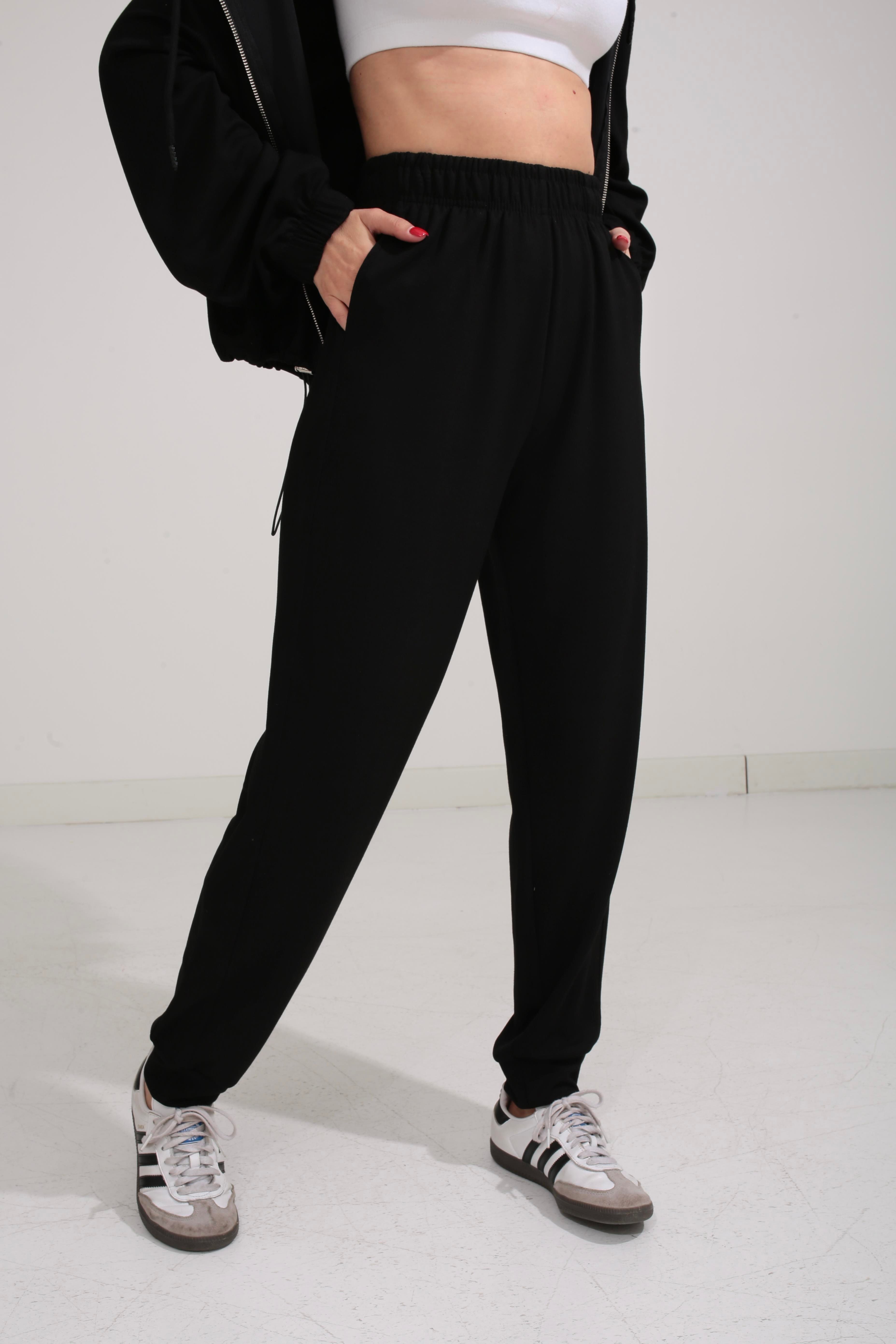 Kapişonlu Altı Stoperli Siyah Spor Takım SPOR TAKIMLAR | NO33