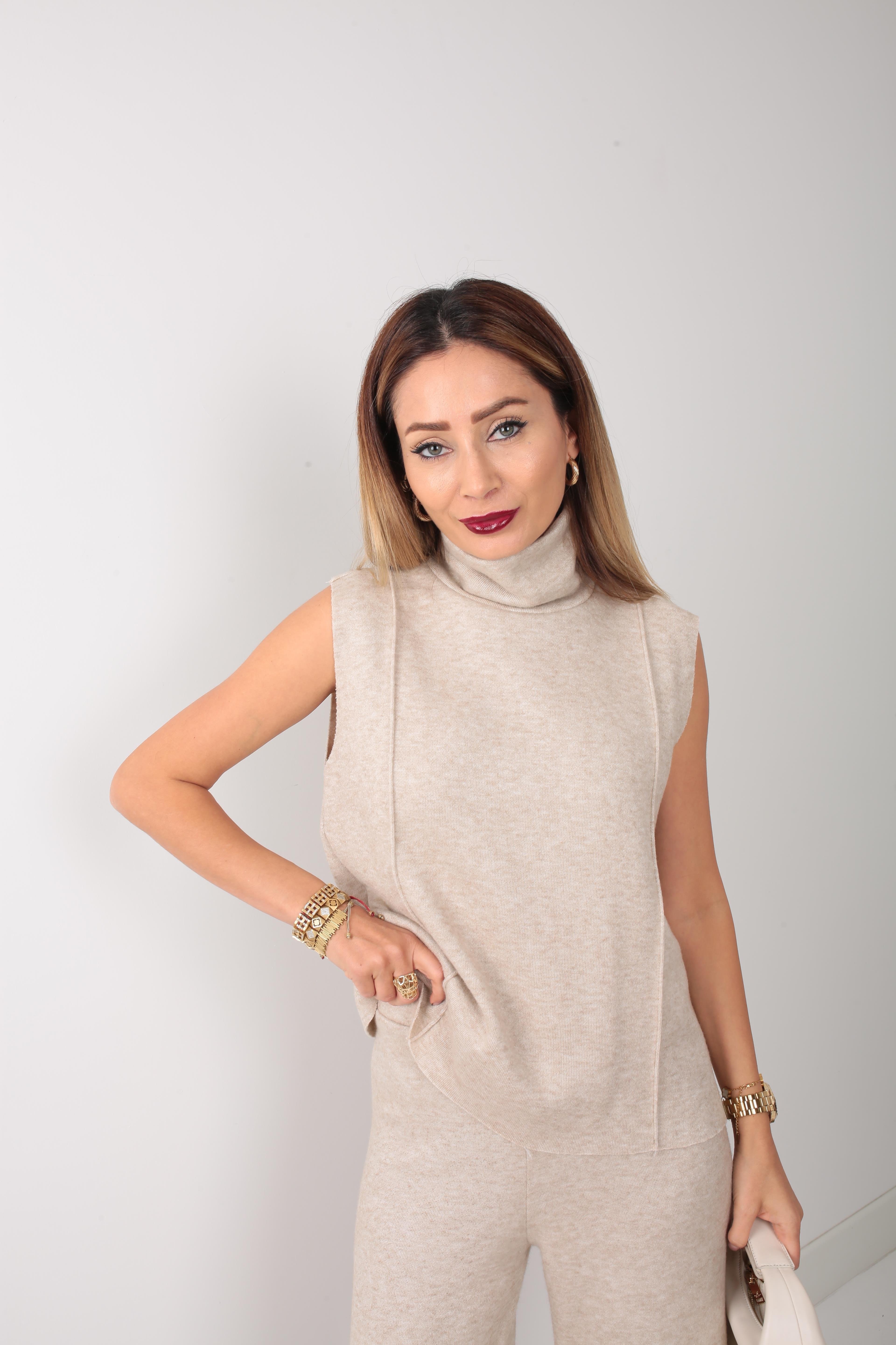 Kolsuz Taş Rengi Kaşkorse Takım TAKIM