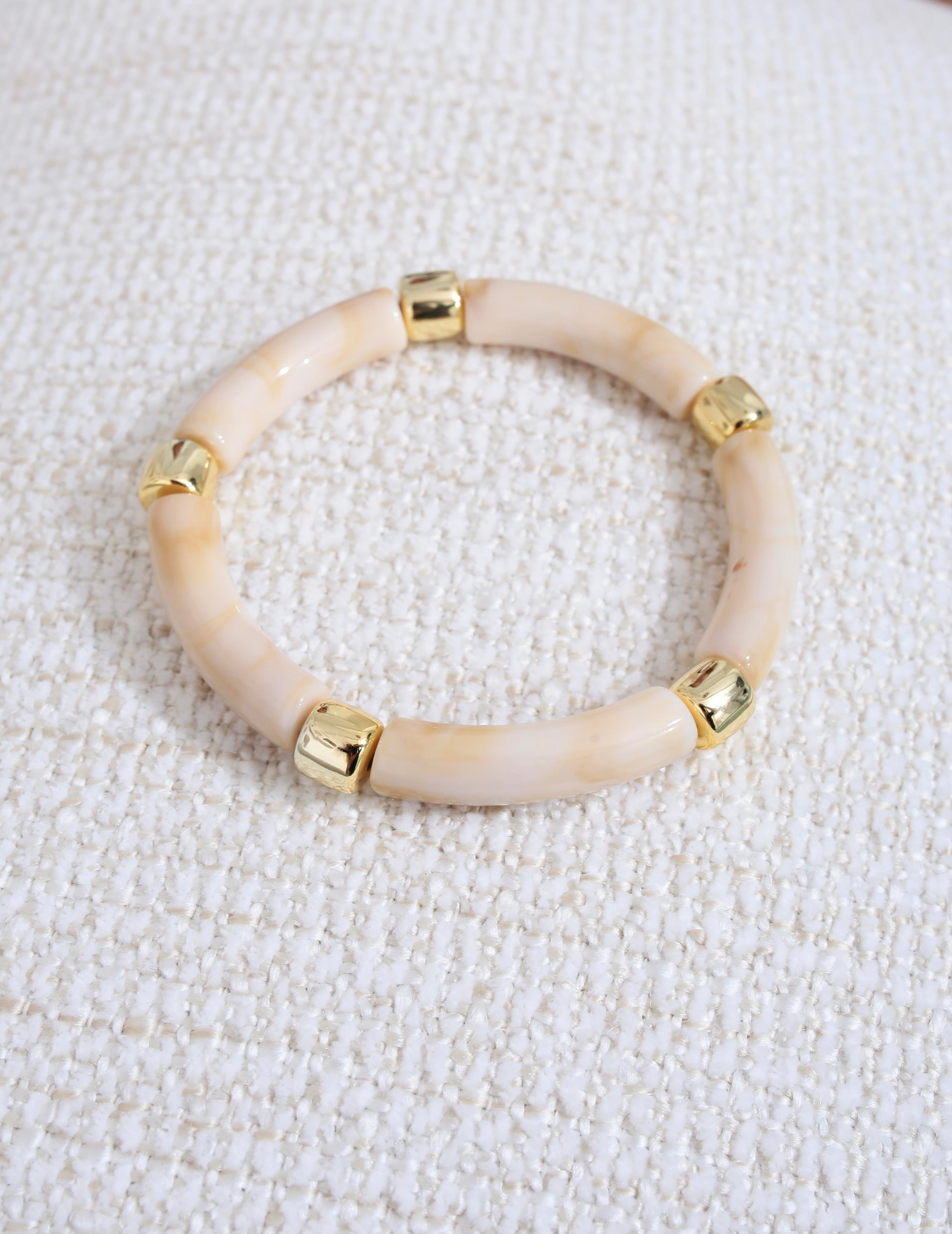 Krem Mermer Desen Bileklik BİLEZİK VE BİLEKLİK | NO33