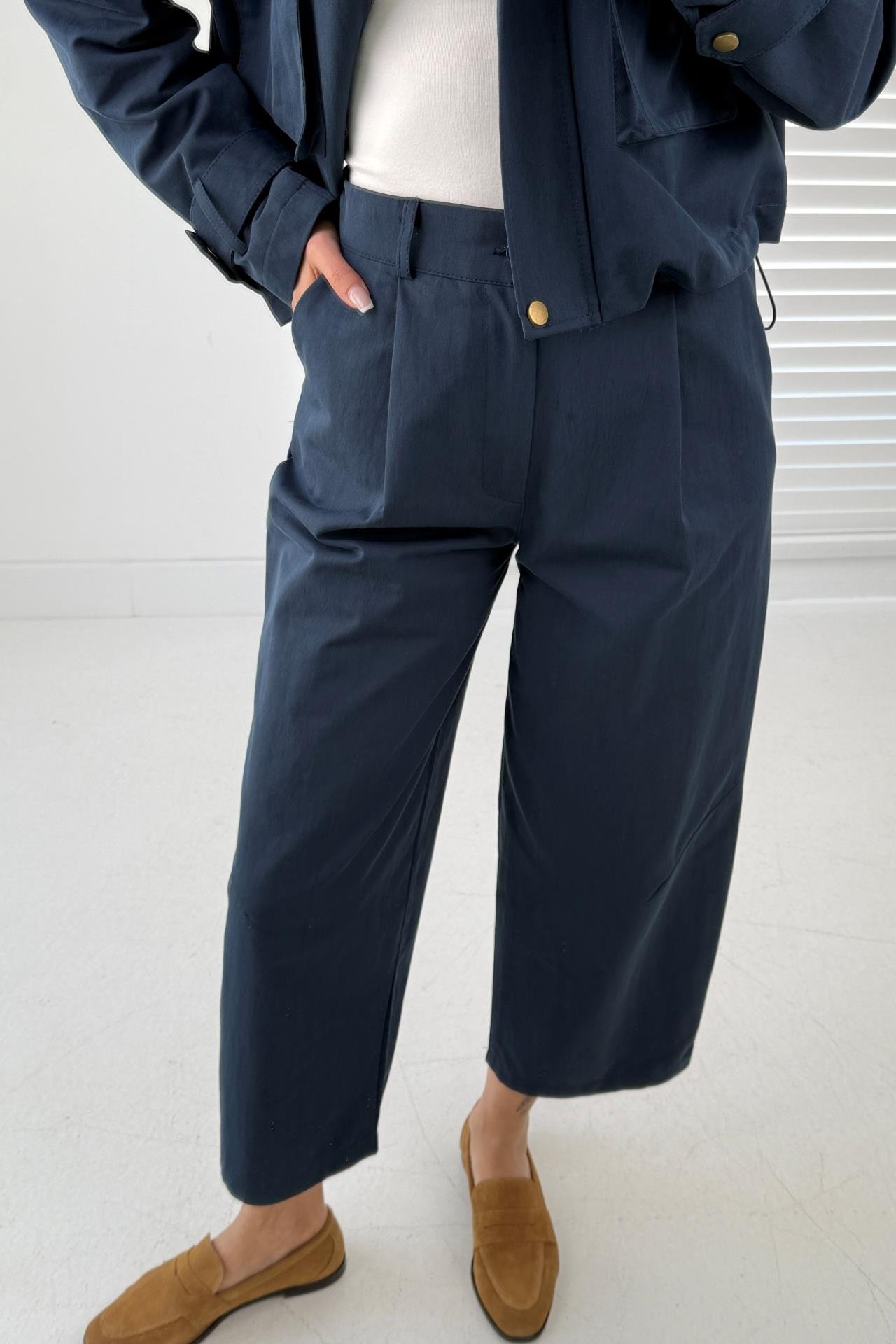 Lacivert Cepli Tensel Gabardin Takım TAKIM